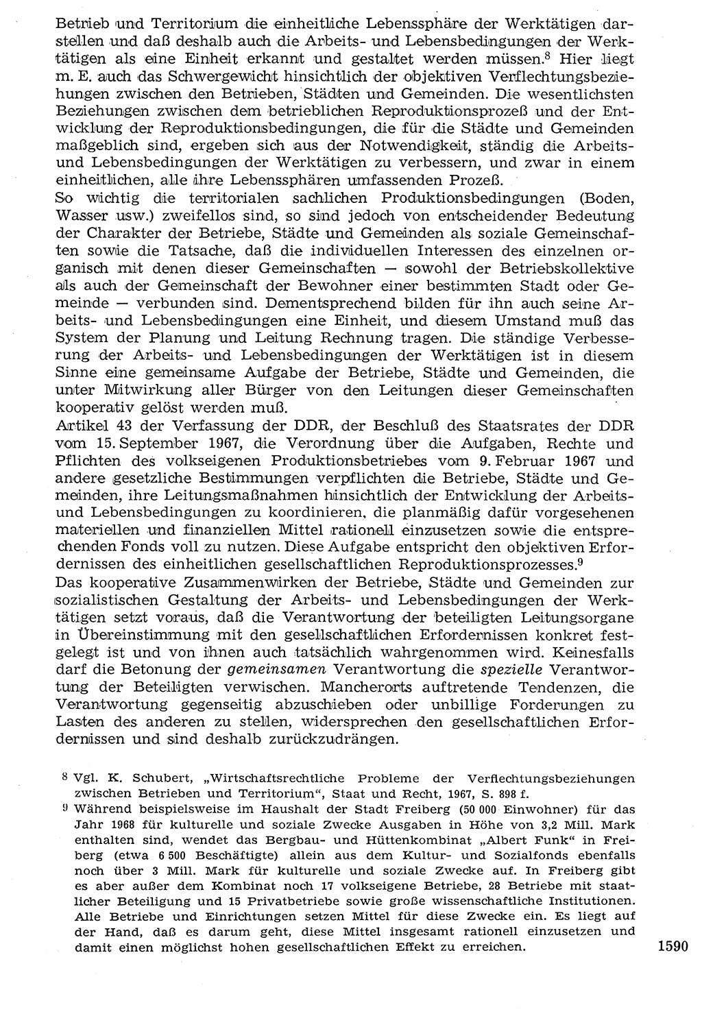 Staat und Recht (StuR), 17. Jahrgang [Deutsche Demokratische Republik (DDR)] 1968, Seite 1590 (StuR DDR 1968, S. 1590)