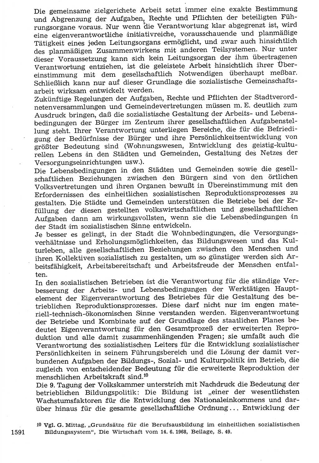 Staat und Recht (StuR), 17. Jahrgang [Deutsche Demokratische Republik (DDR)] 1968, Seite 1591 (StuR DDR 1968, S. 1591)