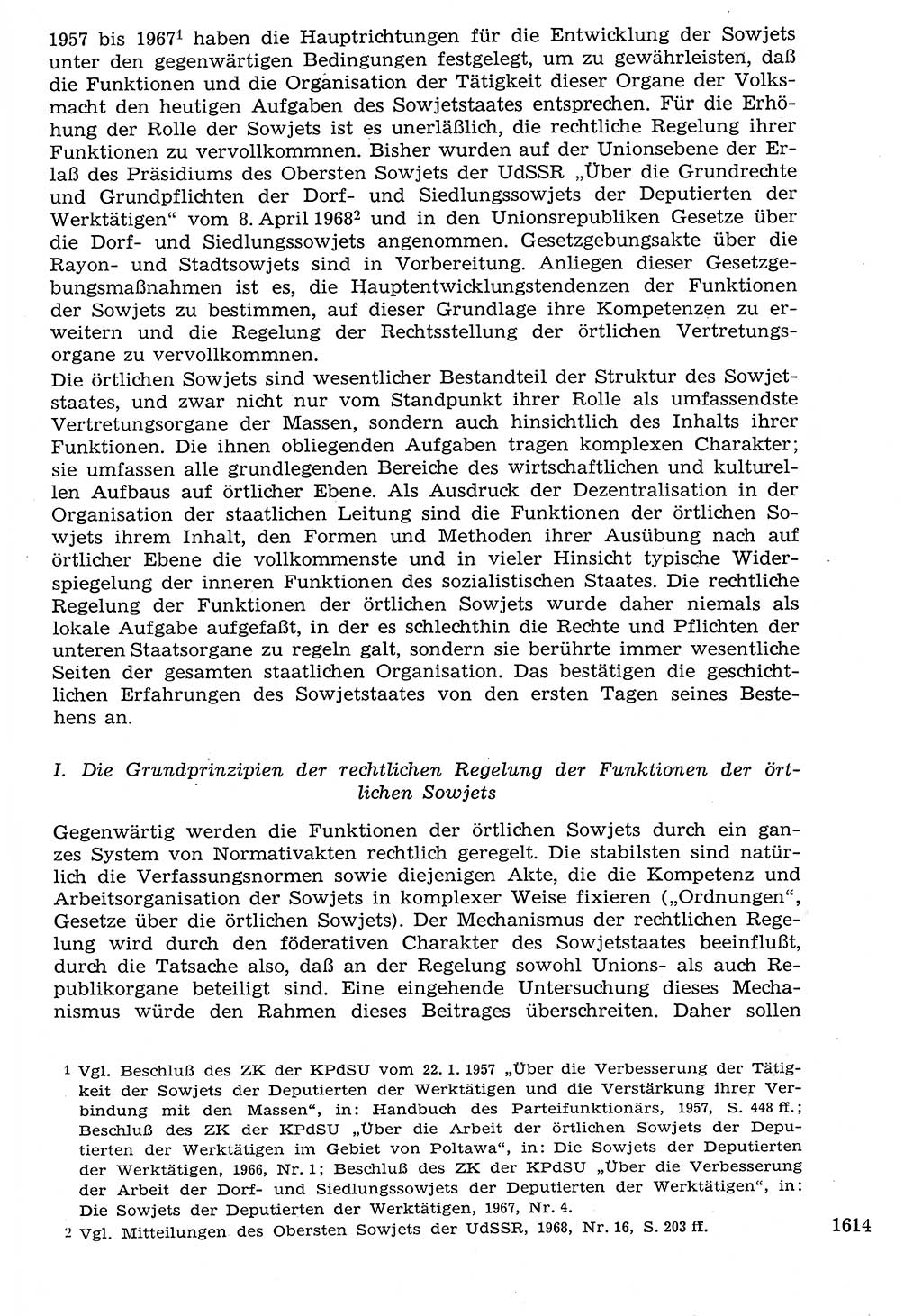Staat und Recht (StuR), 17. Jahrgang [Deutsche Demokratische Republik (DDR)] 1968, Seite 1614 (StuR DDR 1968, S. 1614)