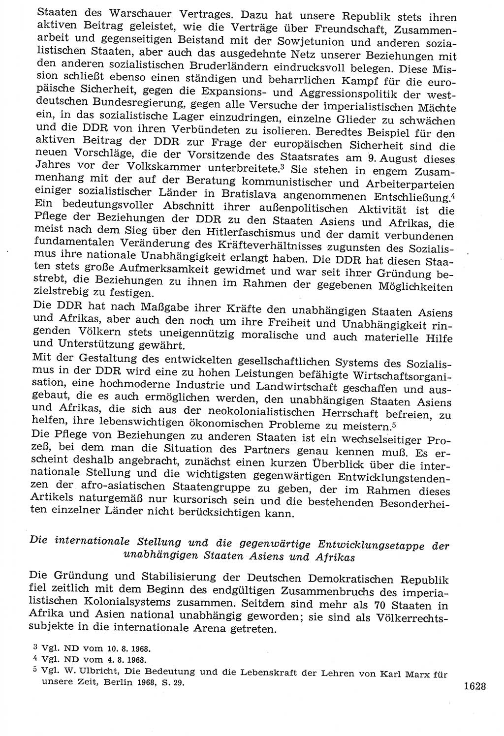 Staat und Recht (StuR), 17. Jahrgang [Deutsche Demokratische Republik (DDR)] 1968, Seite 1628 (StuR DDR 1968, S. 1628)