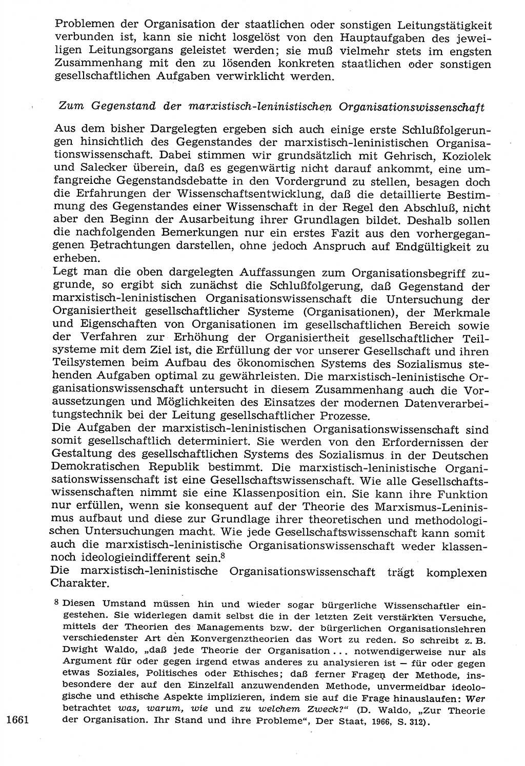 Staat und Recht (StuR), 17. Jahrgang [Deutsche Demokratische Republik (DDR)] 1968, Seite 1661 (StuR DDR 1968, S. 1661)