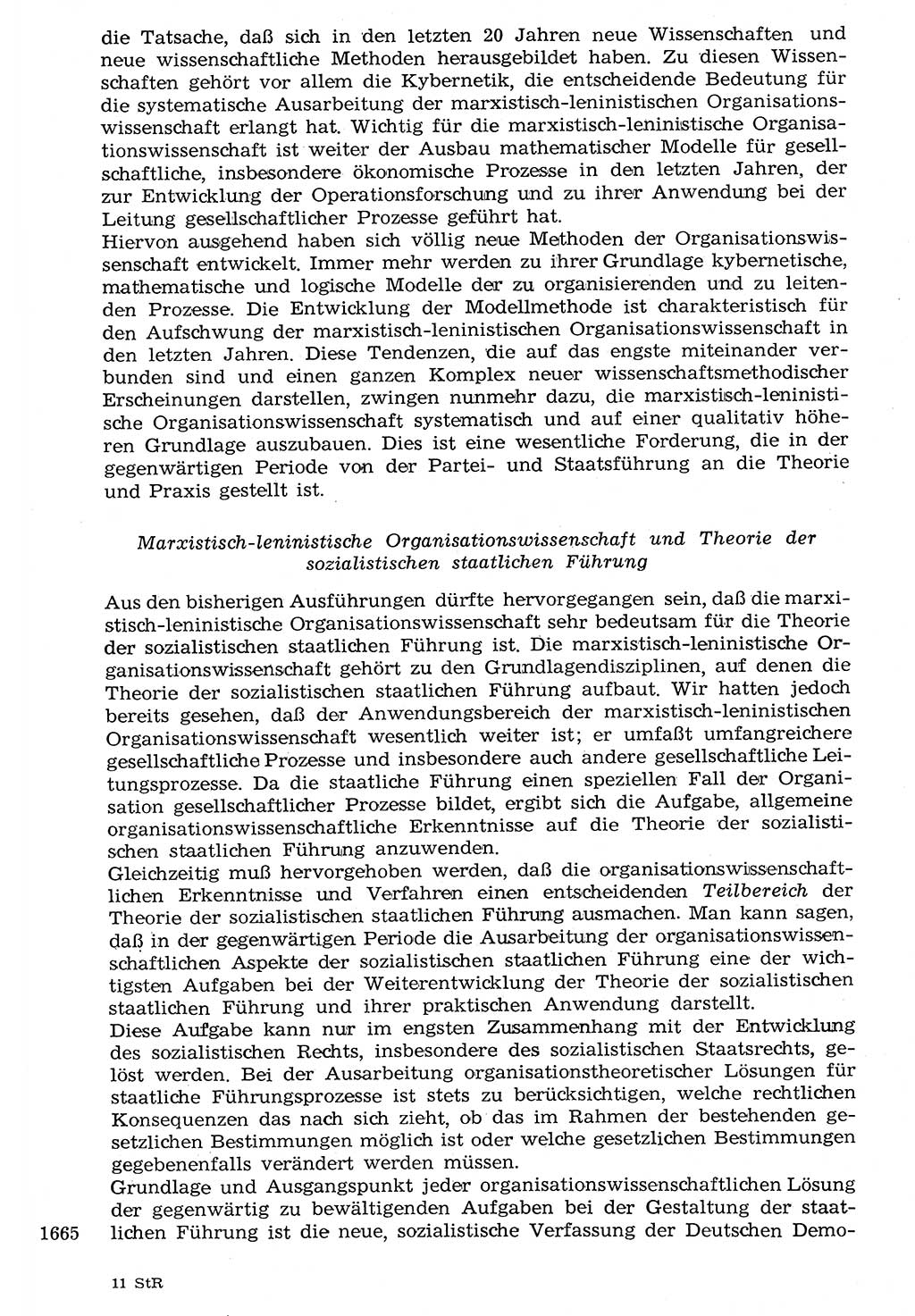 Staat und Recht (StuR), 17. Jahrgang [Deutsche Demokratische Republik (DDR)] 1968, Seite 1665 (StuR DDR 1968, S. 1665)