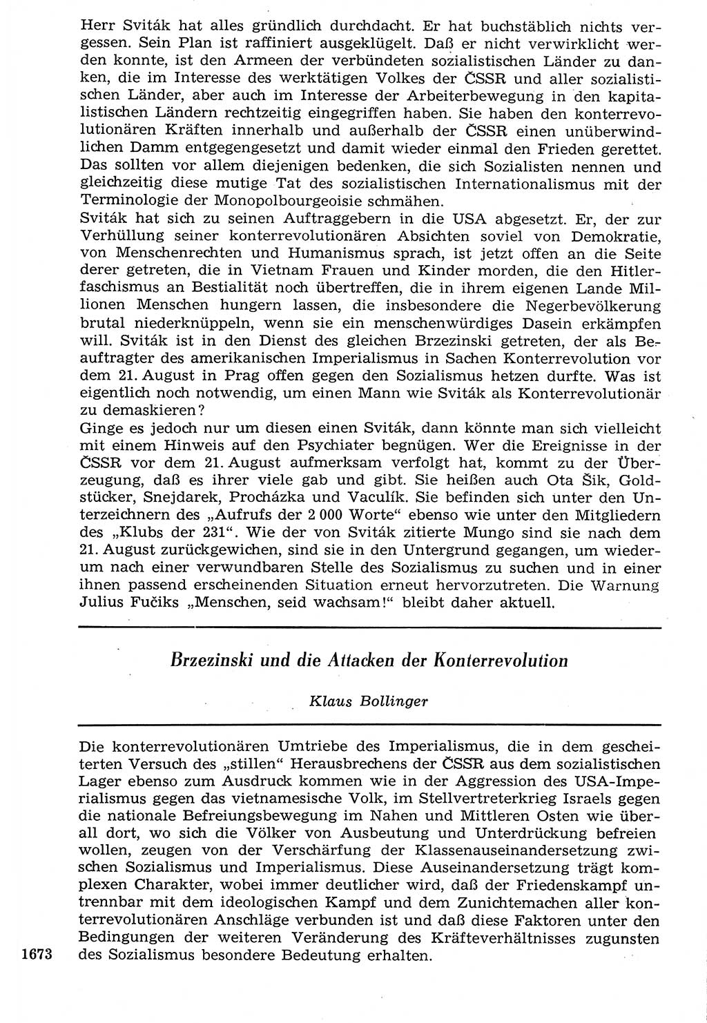 Staat und Recht (StuR), 17. Jahrgang [Deutsche Demokratische Republik (DDR)] 1968, Seite 1673 (StuR DDR 1968, S. 1673)