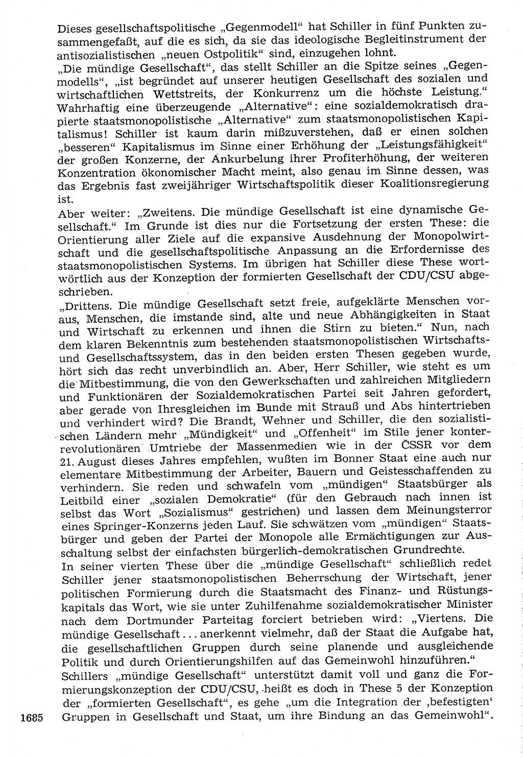 Staat und Recht (StuR), 17. Jahrgang [Deutsche Demokratische Republik (DDR)] 1968, Seite 1685 (StuR DDR 1968, S. 1685)