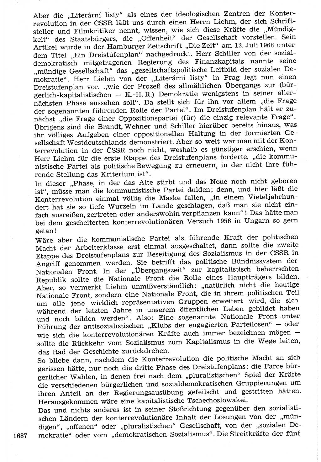 Staat und Recht (StuR), 17. Jahrgang [Deutsche Demokratische Republik (DDR)] 1968, Seite 1687 (StuR DDR 1968, S. 1687)