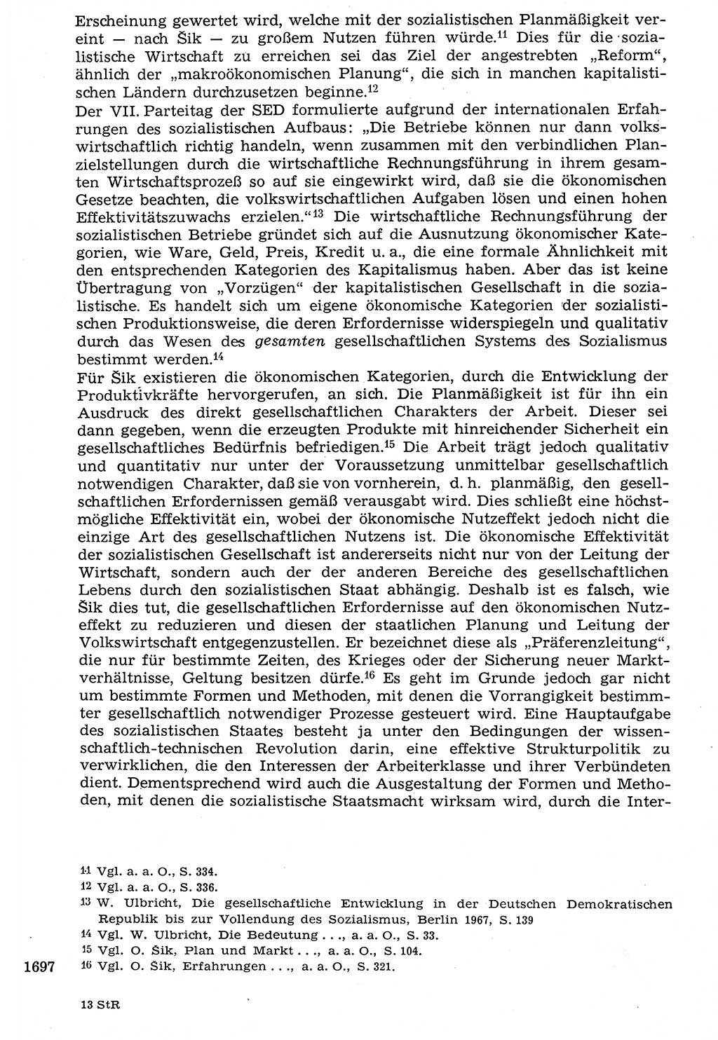 Staat und Recht (StuR), 17. Jahrgang [Deutsche Demokratische Republik (DDR)] 1968, Seite 1697 (StuR DDR 1968, S. 1697)