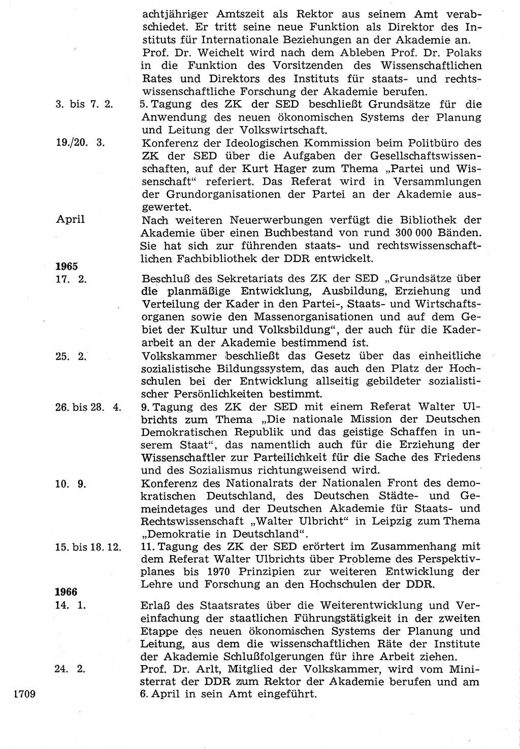 Staat und Recht (StuR), 17. Jahrgang [Deutsche Demokratische Republik (DDR)] 1968, Seite 1709 (StuR DDR 1968, S. 1709)