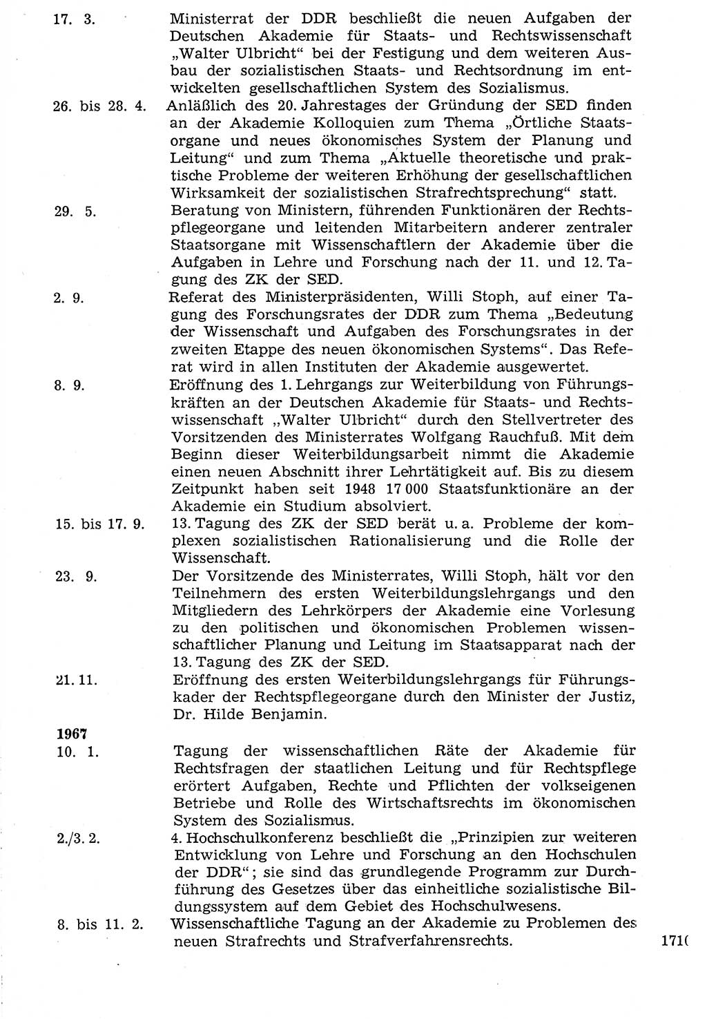 Staat und Recht (StuR), 17. Jahrgang [Deutsche Demokratische Republik (DDR)] 1968, Seite 1710 (StuR DDR 1968, S. 1710)