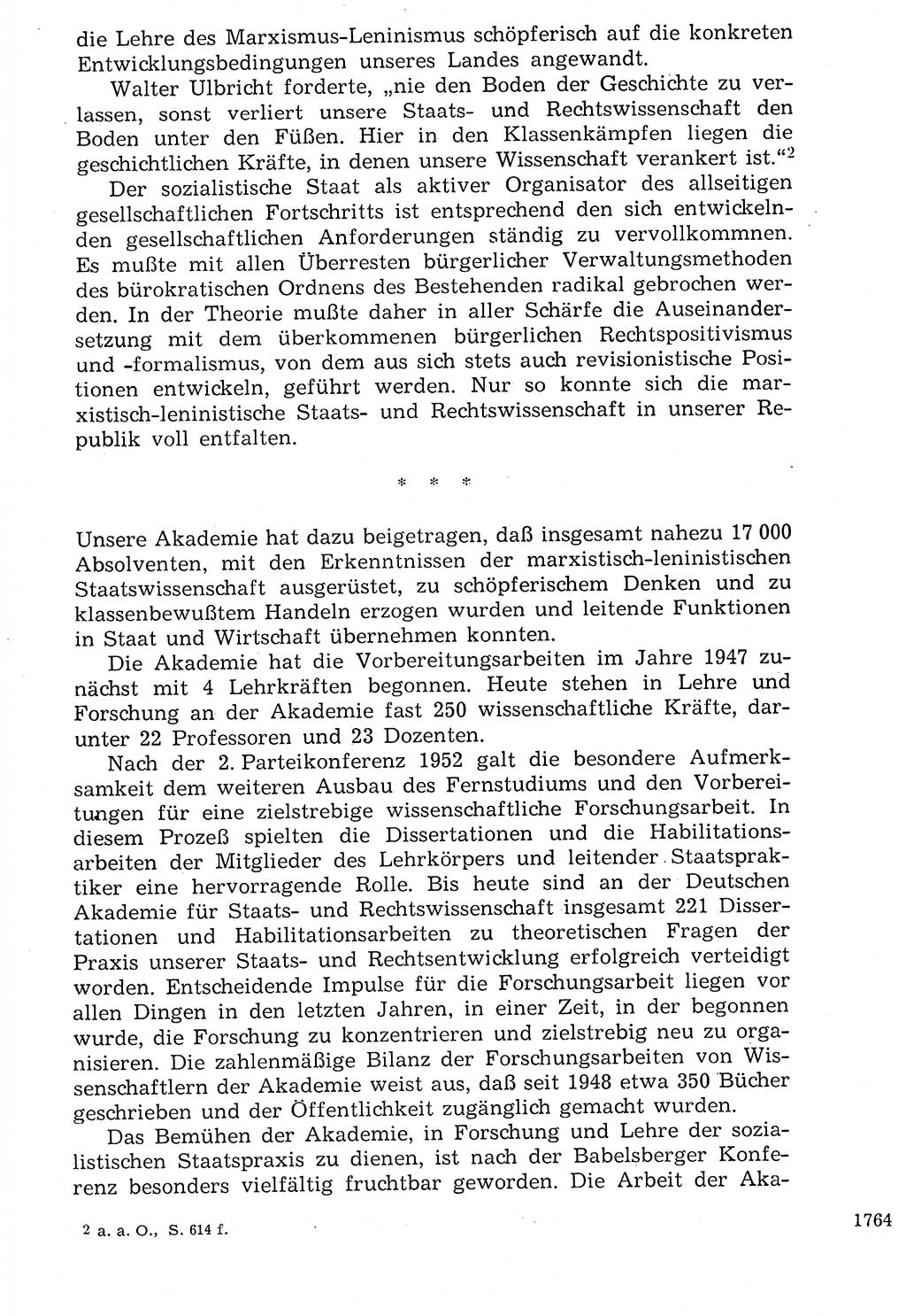 Staat und Recht (StuR), 17. Jahrgang [Deutsche Demokratische Republik (DDR)] 1968, Seite 1764 (StuR DDR 1968, S. 1764)