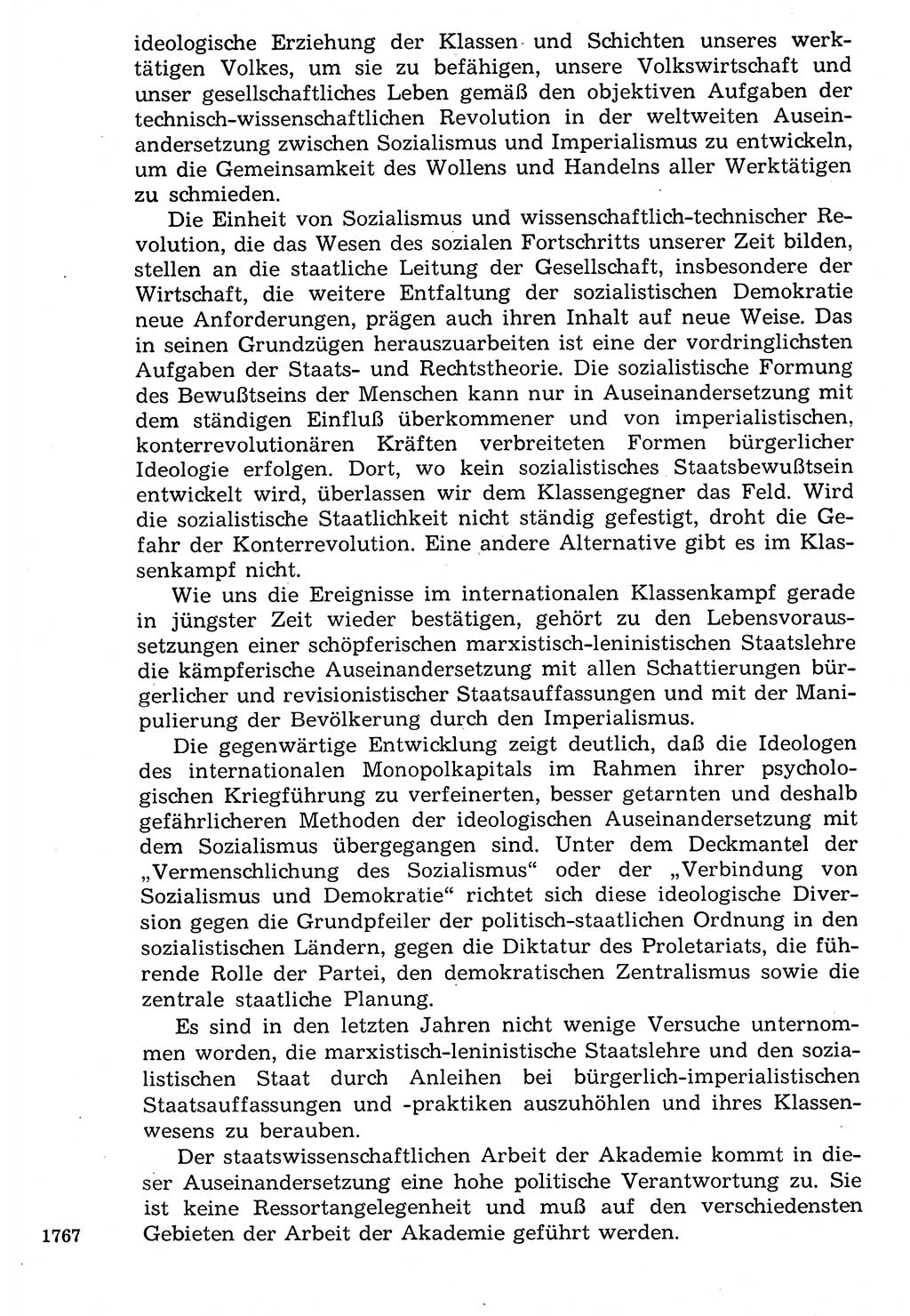 Staat und Recht (StuR), 17. Jahrgang [Deutsche Demokratische Republik (DDR)] 1968, Seite 1767 (StuR DDR 1968, S. 1767)