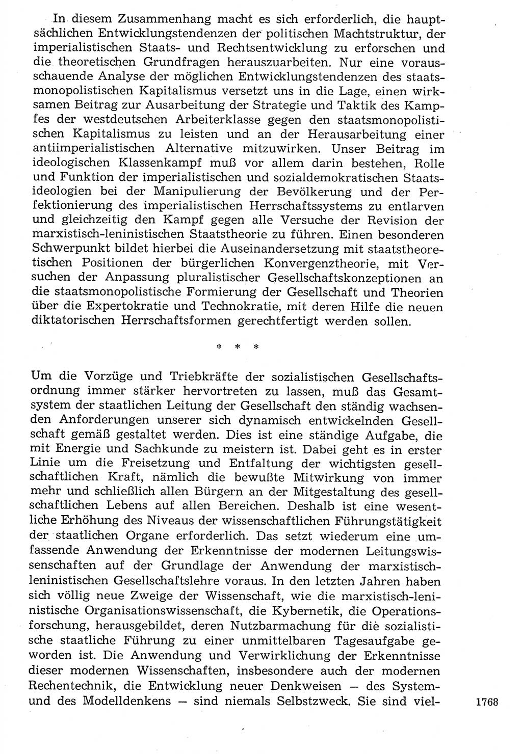 Staat und Recht (StuR), 17. Jahrgang [Deutsche Demokratische Republik (DDR)] 1968, Seite 1768 (StuR DDR 1968, S. 1768)