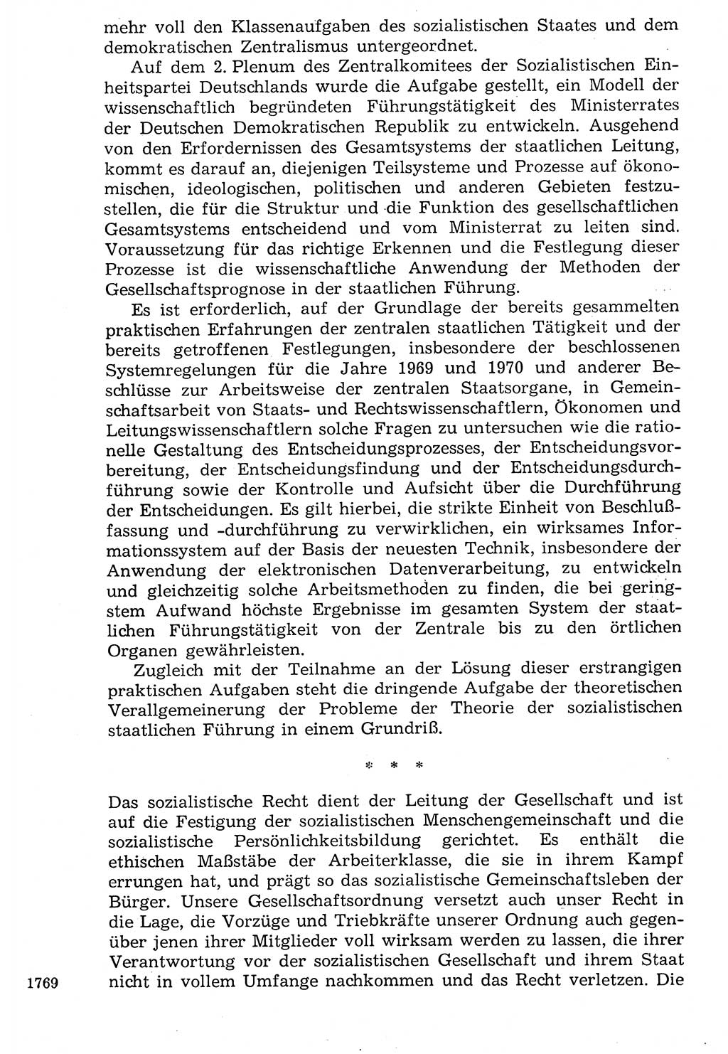 Staat und Recht (StuR), 17. Jahrgang [Deutsche Demokratische Republik (DDR)] 1968, Seite 1769 (StuR DDR 1968, S. 1769)