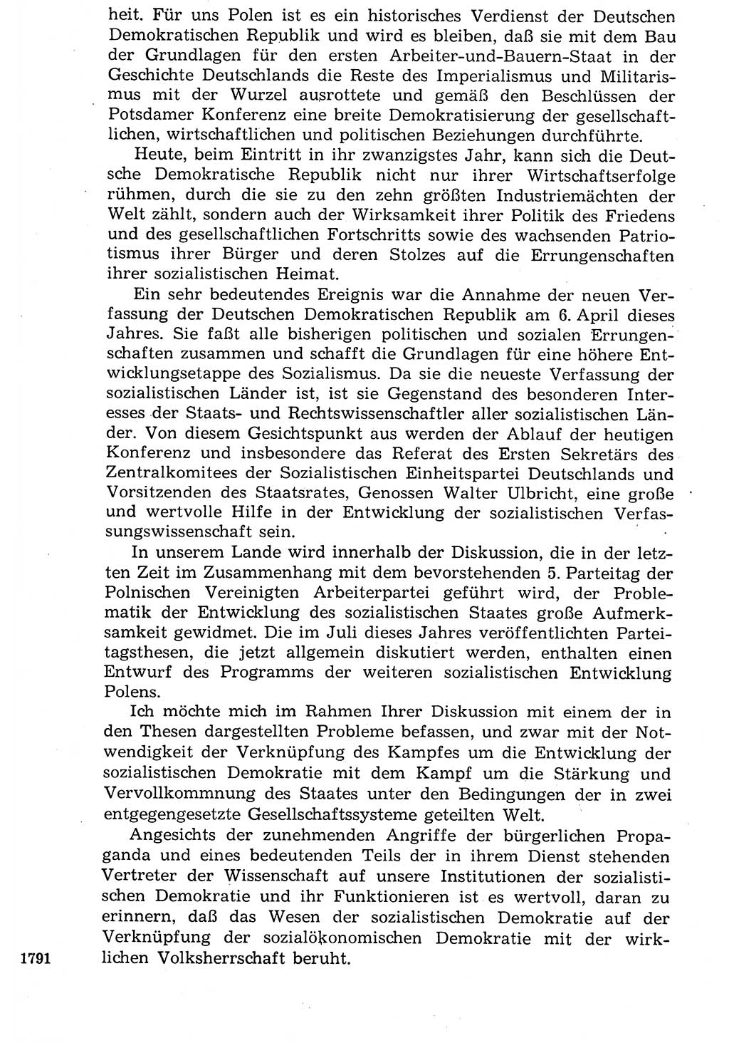 Staat und Recht (StuR), 17. Jahrgang [Deutsche Demokratische Republik (DDR)] 1968, Seite 1791 (StuR DDR 1968, S. 1791)