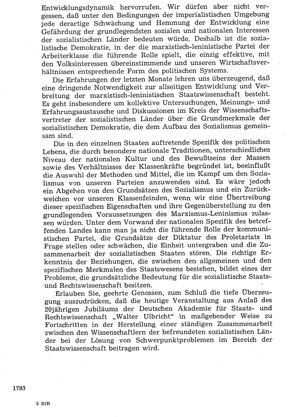 Staat und Recht (StuR), 17. Jahrgang [Deutsche Demokratische Republik (DDR)] 1968, Seite 1793 (StuR DDR 1968, S. 1793)