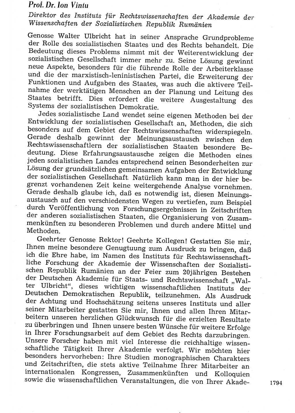 Staat und Recht (StuR), 17. Jahrgang [Deutsche Demokratische Republik (DDR)] 1968, Seite 1794 (StuR DDR 1968, S. 1794)