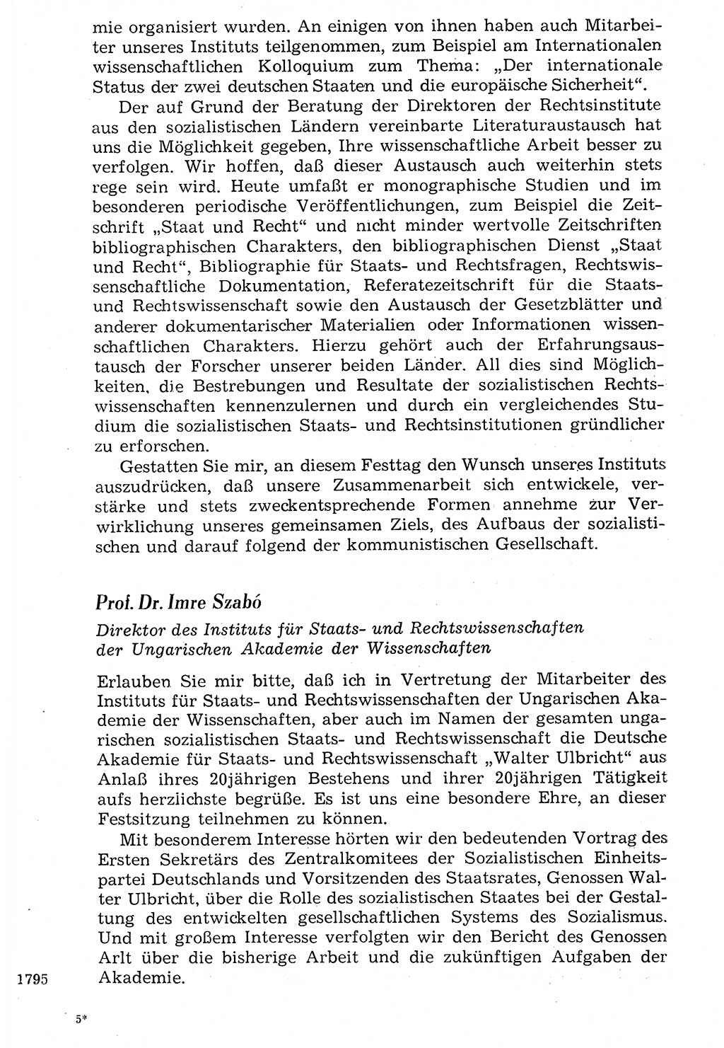 Staat und Recht (StuR), 17. Jahrgang [Deutsche Demokratische Republik (DDR)] 1968, Seite 1795 (StuR DDR 1968, S. 1795)