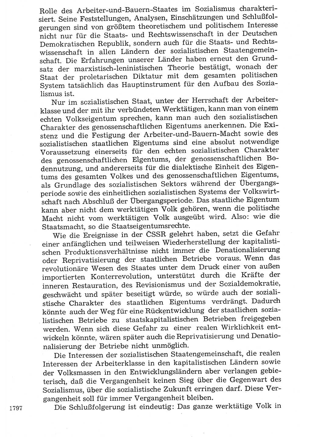 Staat und Recht (StuR), 17. Jahrgang [Deutsche Demokratische Republik (DDR)] 1968, Seite 1797 (StuR DDR 1968, S. 1797)