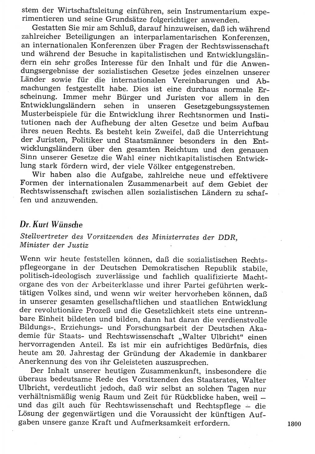 Staat und Recht (StuR), 17. Jahrgang [Deutsche Demokratische Republik (DDR)] 1968, Seite 1800 (StuR DDR 1968, S. 1800)