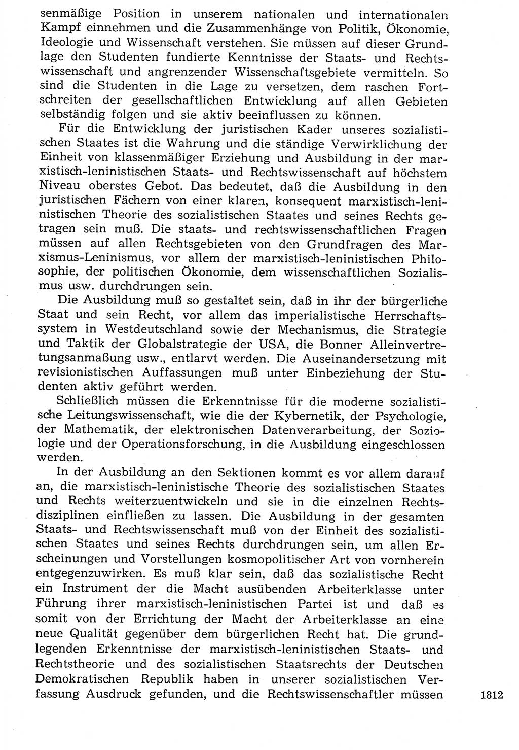 Staat und Recht (StuR), 17. Jahrgang [Deutsche Demokratische Republik (DDR)] 1968, Seite 1812 (StuR DDR 1968, S. 1812)