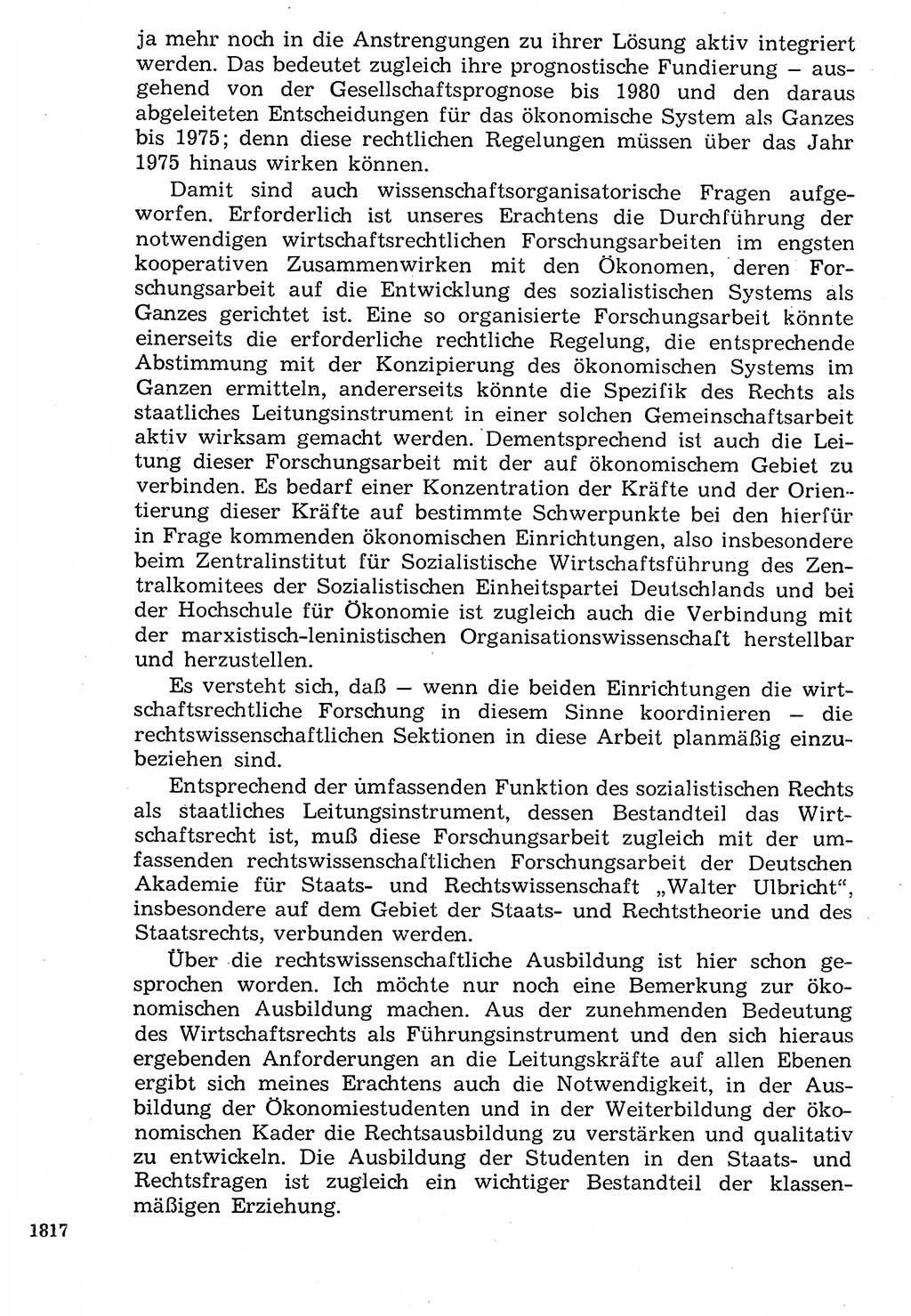 Staat und Recht (StuR), 17. Jahrgang [Deutsche Demokratische Republik (DDR)] 1968, Seite 1817 (StuR DDR 1968, S. 1817)