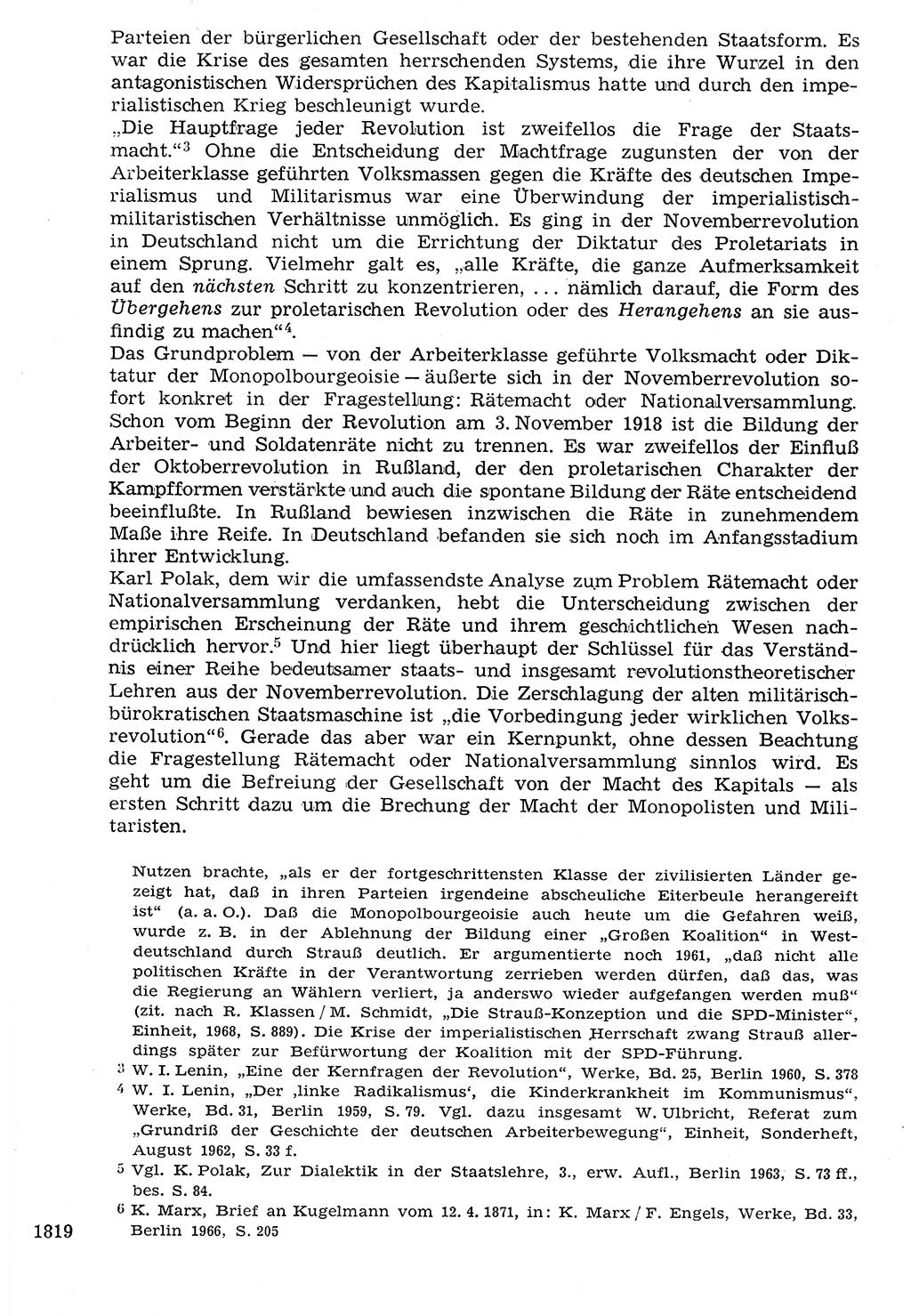 Staat und Recht (StuR), 17. Jahrgang [Deutsche Demokratische Republik (DDR)] 1968, Seite 1819 (StuR DDR 1968, S. 1819)