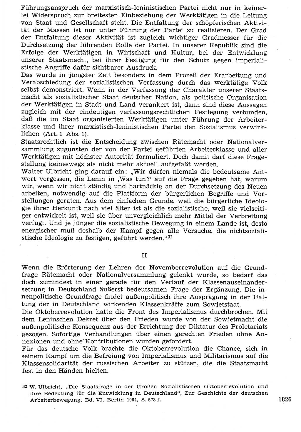 Staat und Recht (StuR), 17. Jahrgang [Deutsche Demokratische Republik (DDR)] 1968, Seite 1826 (StuR DDR 1968, S. 1826)