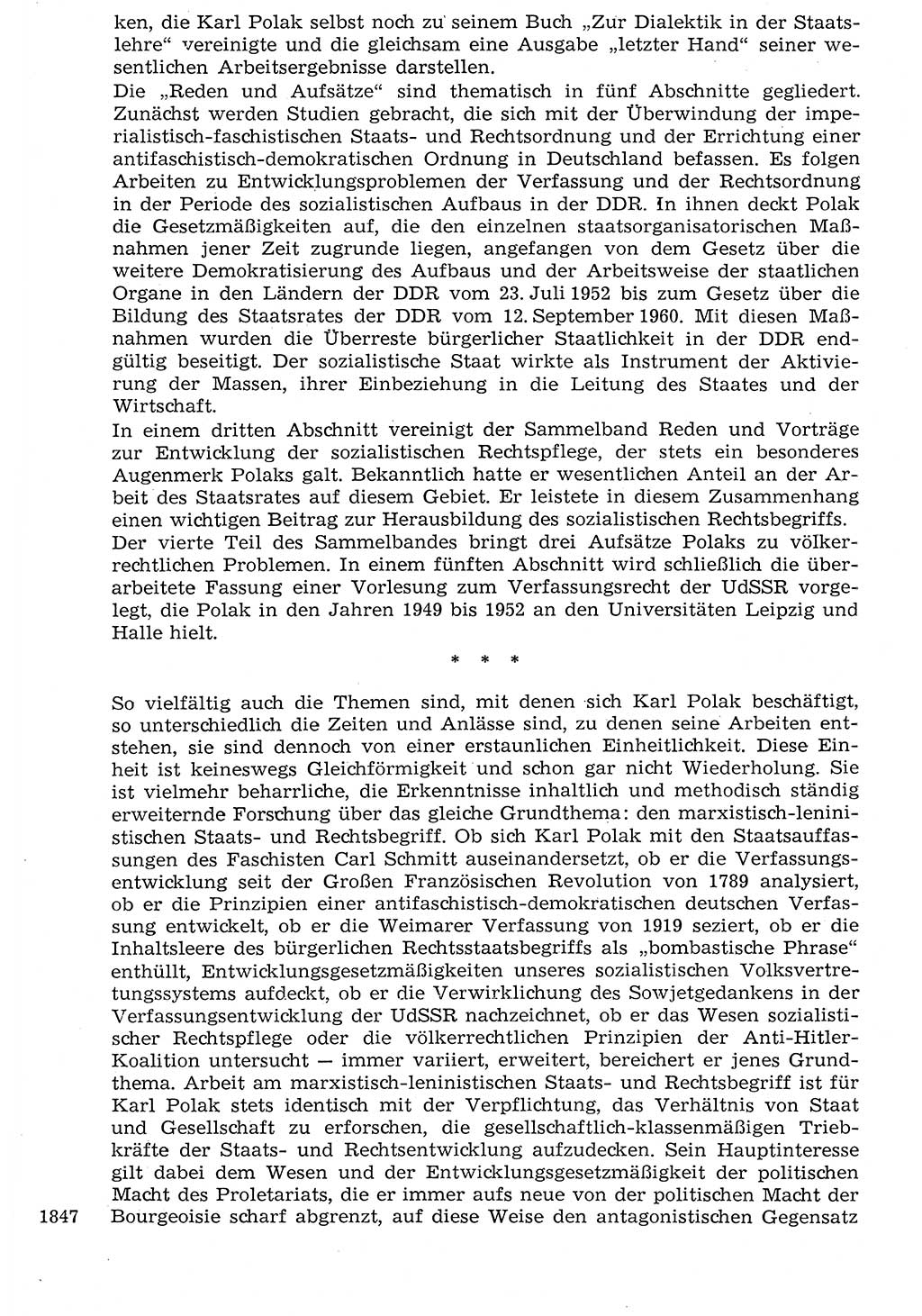 Staat und Recht (StuR), 17. Jahrgang [Deutsche Demokratische Republik (DDR)] 1968, Seite 1847 (StuR DDR 1968, S. 1847)