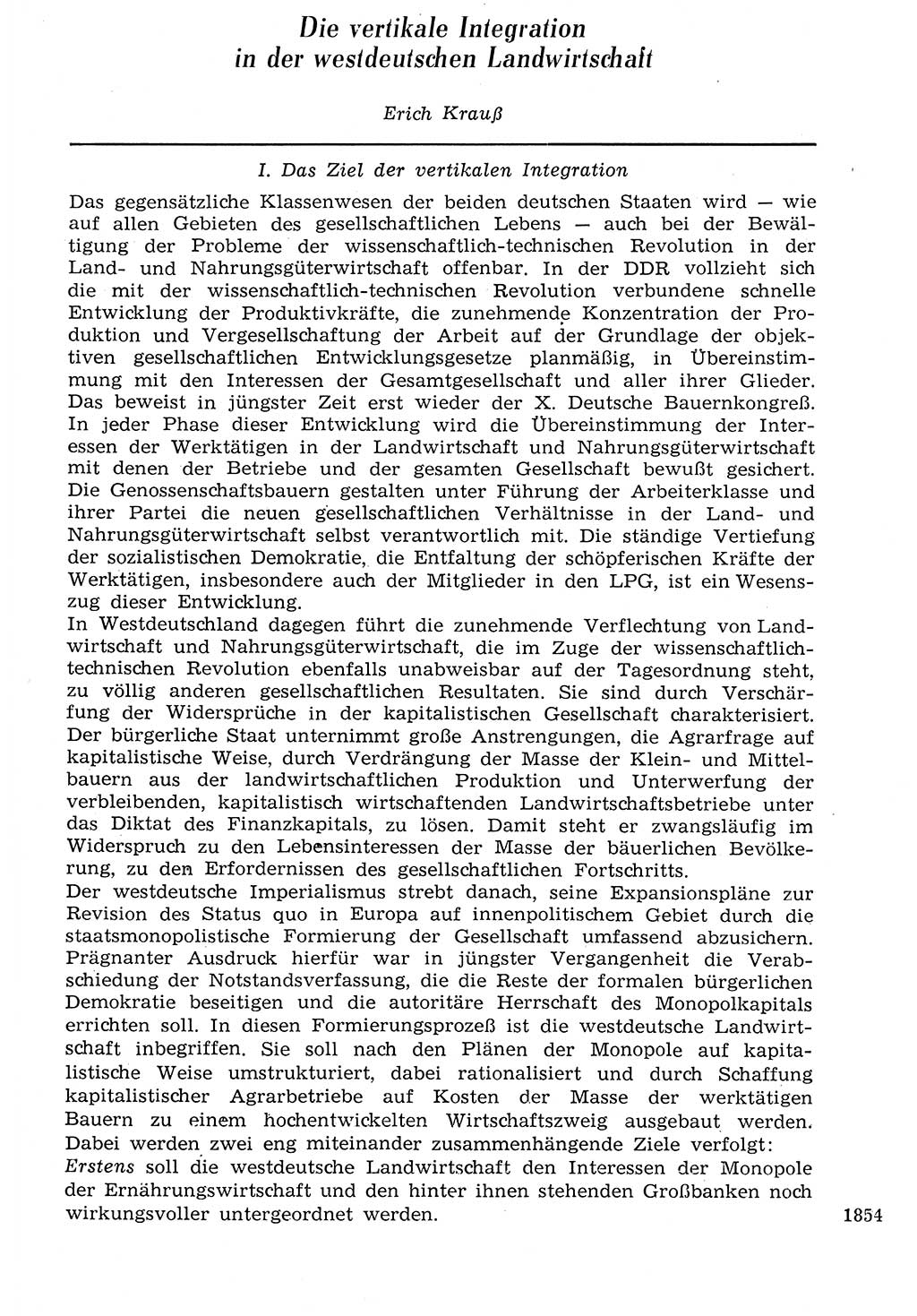 Staat und Recht (StuR), 17. Jahrgang [Deutsche Demokratische Republik (DDR)] 1968, Seite 1854 (StuR DDR 1968, S. 1854)