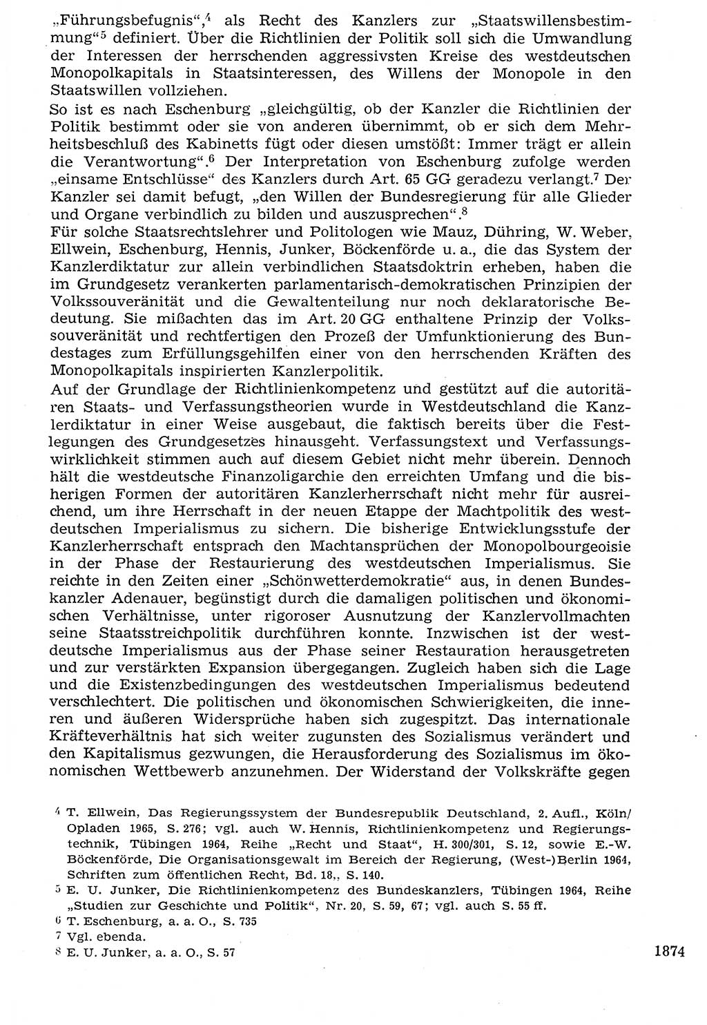 Staat und Recht (StuR), 17. Jahrgang [Deutsche Demokratische Republik (DDR)] 1968, Seite 1874 (StuR DDR 1968, S. 1874)