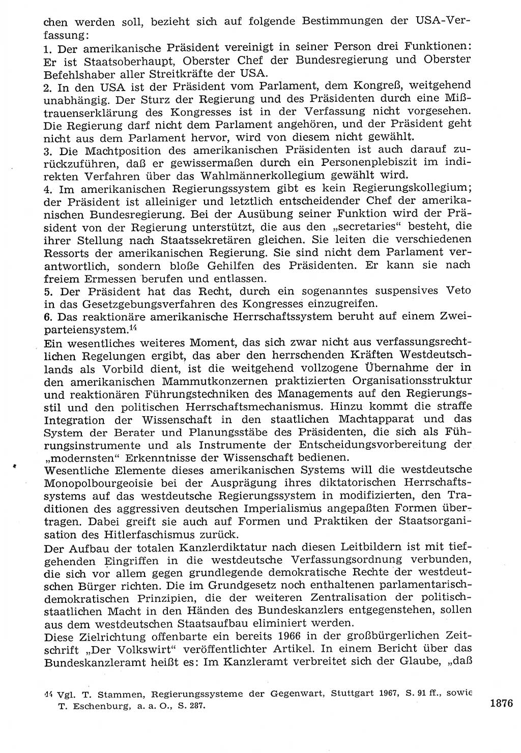 Staat und Recht (StuR), 17. Jahrgang [Deutsche Demokratische Republik (DDR)] 1968, Seite 1876 (StuR DDR 1968, S. 1876)