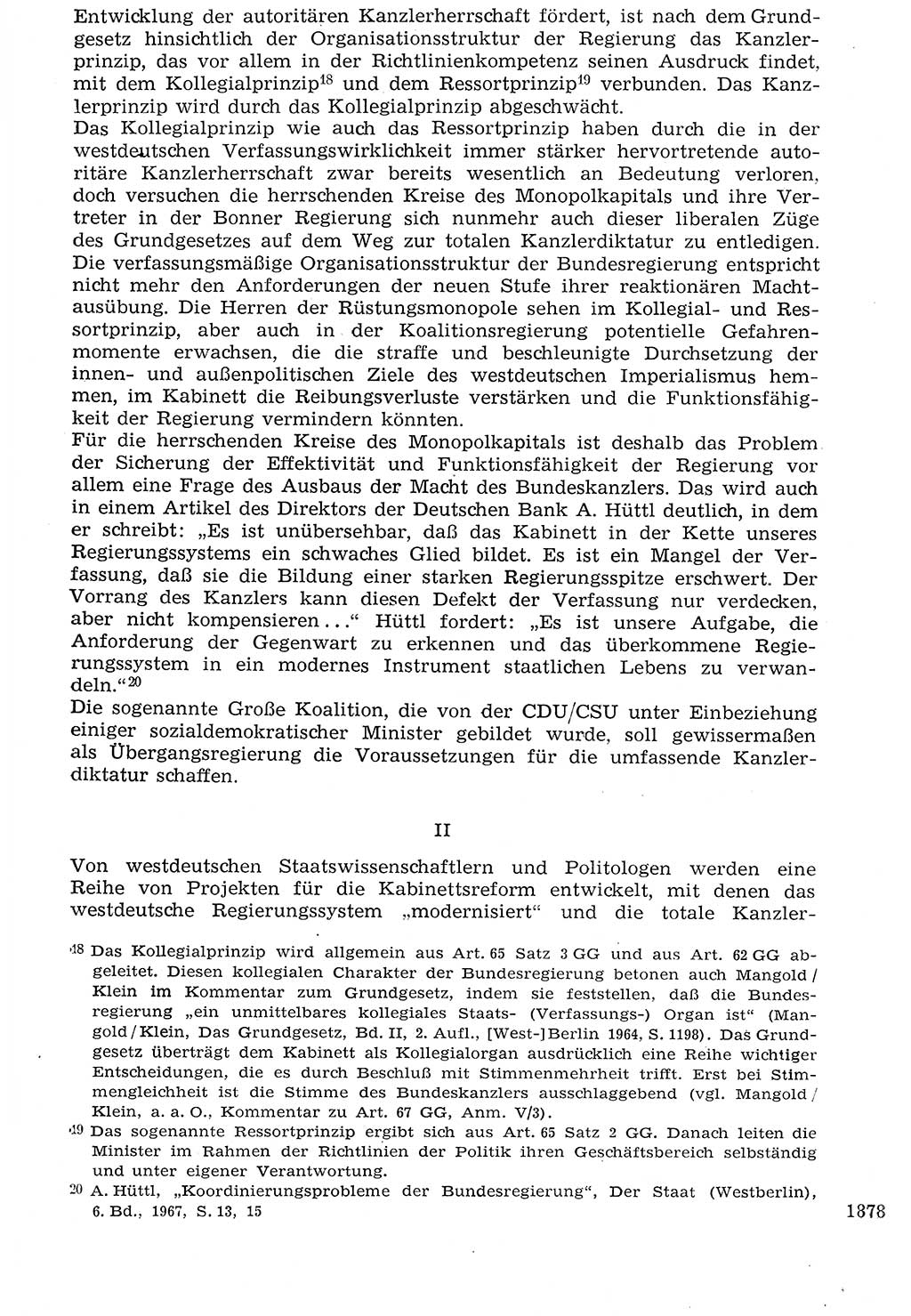 Staat und Recht (StuR), 17. Jahrgang [Deutsche Demokratische Republik (DDR)] 1968, Seite 1878 (StuR DDR 1968, S. 1878)