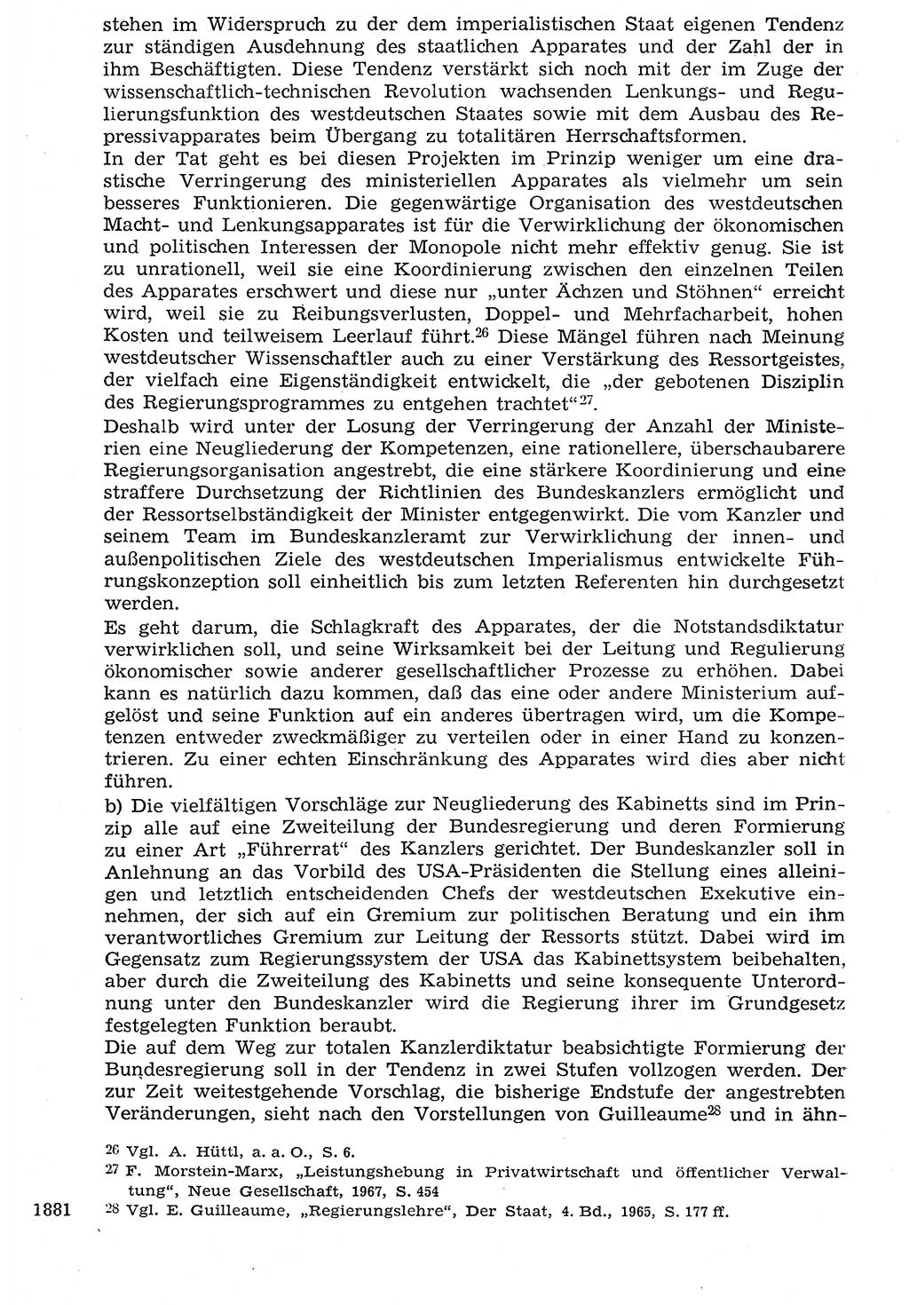 Staat und Recht (StuR), 17. Jahrgang [Deutsche Demokratische Republik (DDR)] 1968, Seite 1881 (StuR DDR 1968, S. 1881)