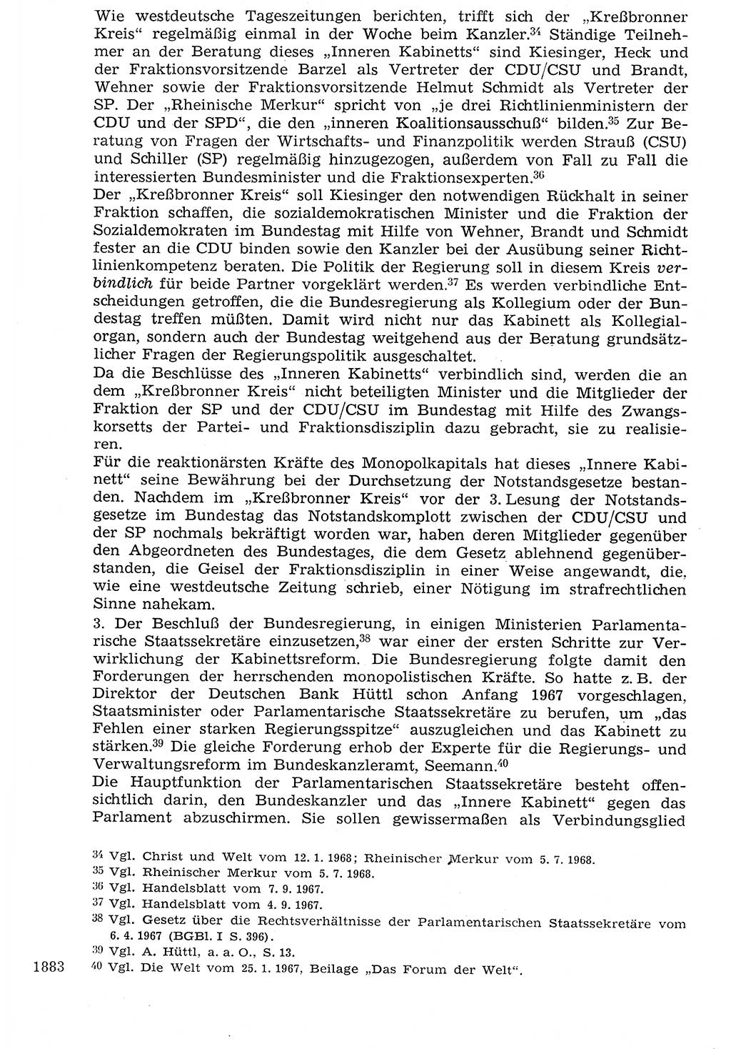Staat und Recht (StuR), 17. Jahrgang [Deutsche Demokratische Republik (DDR)] 1968, Seite 1883 (StuR DDR 1968, S. 1883)