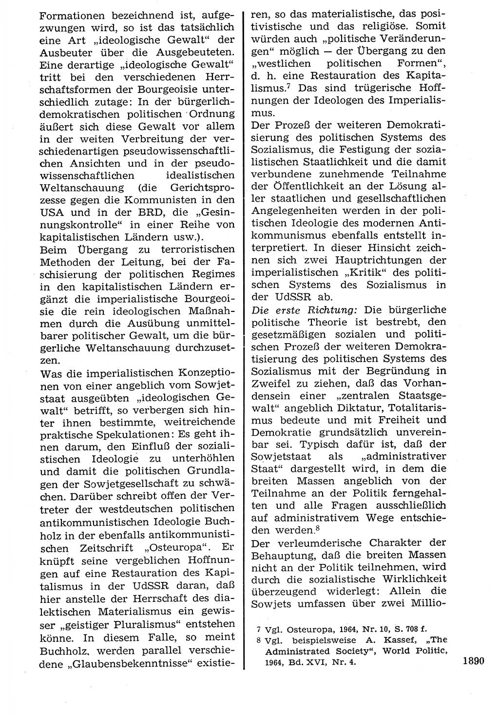 Staat und Recht (StuR), 17. Jahrgang [Deutsche Demokratische Republik (DDR)] 1968, Seite 1890 (StuR DDR 1968, S. 1890)