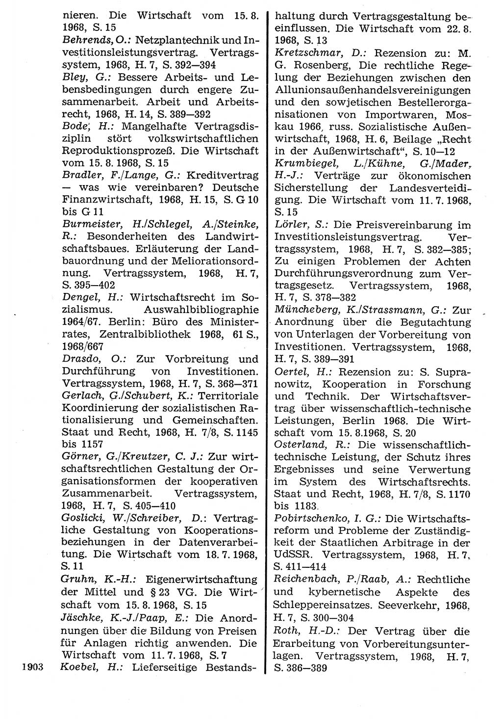 Staat und Recht (StuR), 17. Jahrgang [Deutsche Demokratische Republik (DDR)] 1968, Seite 1903 (StuR DDR 1968, S. 1903)