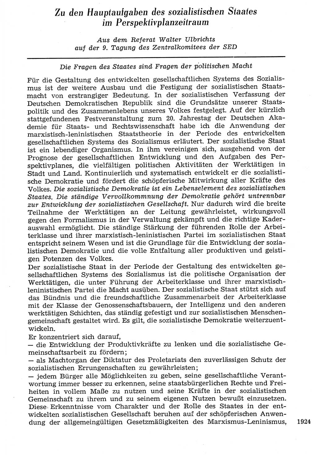 Staat und Recht (StuR), 17. Jahrgang [Deutsche Demokratische Republik (DDR)] 1968, Seite 1924 (StuR DDR 1968, S. 1924)