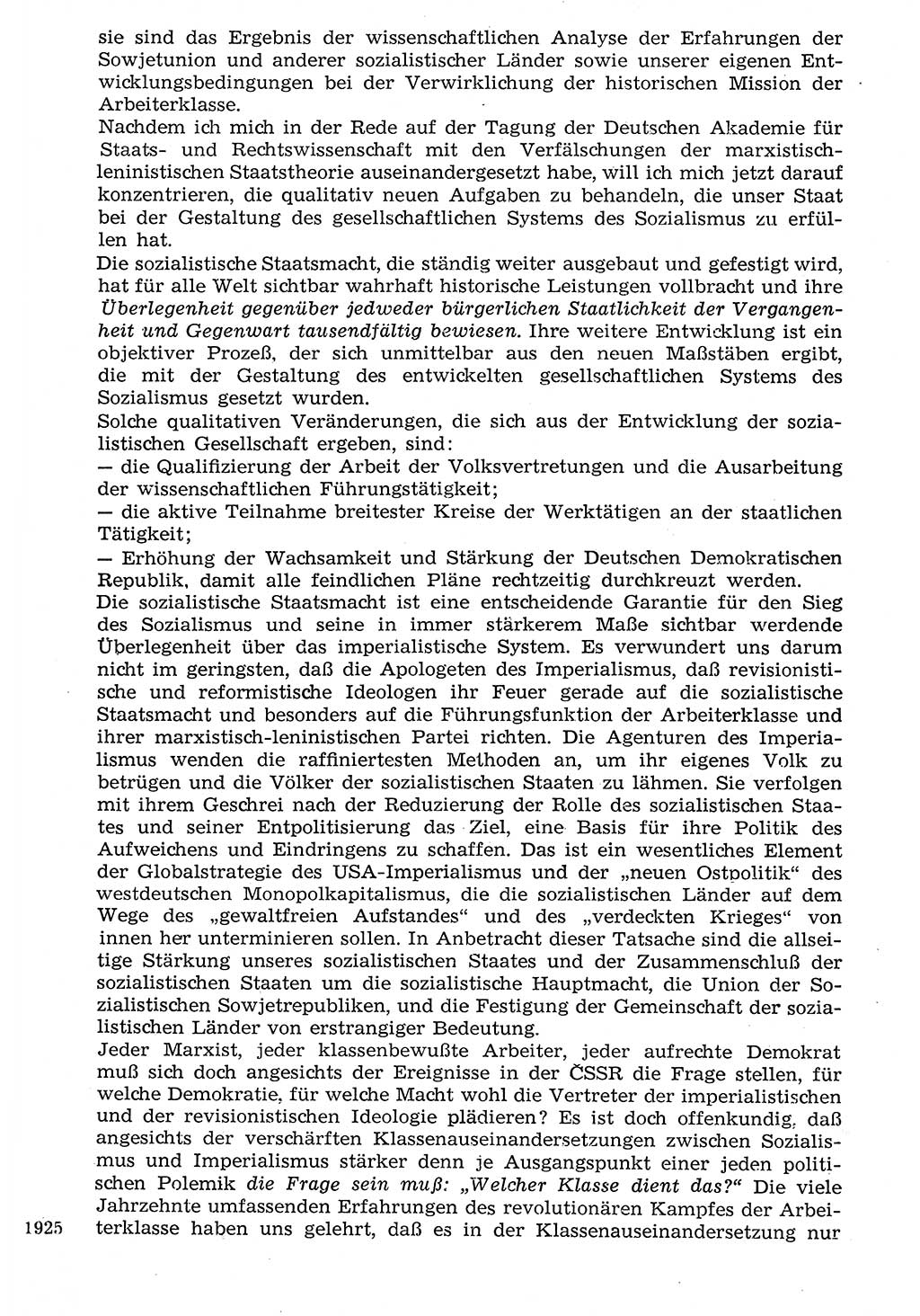 Staat und Recht (StuR), 17. Jahrgang [Deutsche Demokratische Republik (DDR)] 1968, Seite 1925 (StuR DDR 1968, S. 1925)