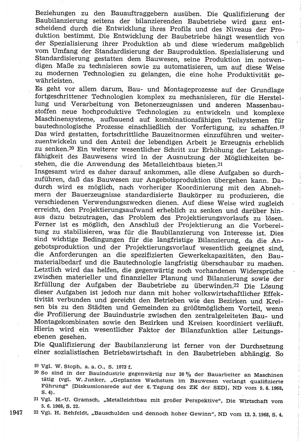 Staat und Recht (StuR), 17. Jahrgang [Deutsche Demokratische Republik (DDR)] 1968, Seite 1947 (StuR DDR 1968, S. 1947)