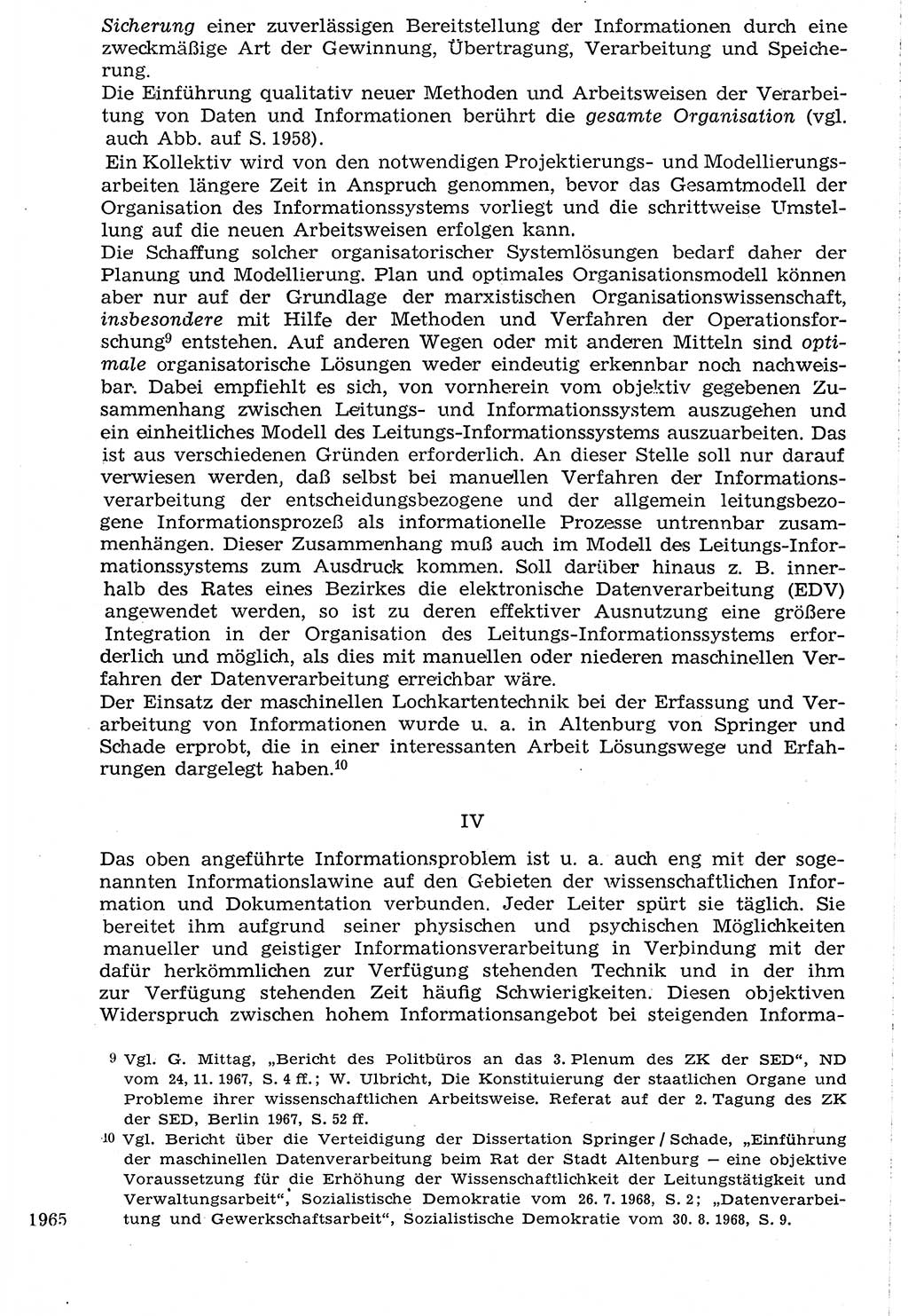 Staat und Recht (StuR), 17. Jahrgang [Deutsche Demokratische Republik (DDR)] 1968, Seite 1965 (StuR DDR 1968, S. 1965)