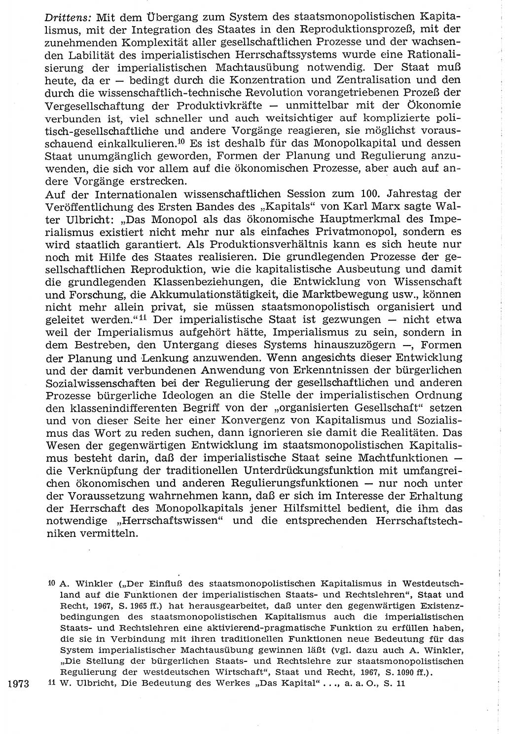 Staat und Recht (StuR), 17. Jahrgang [Deutsche Demokratische Republik (DDR)] 1968, Seite 1973 (StuR DDR 1968, S. 1973)