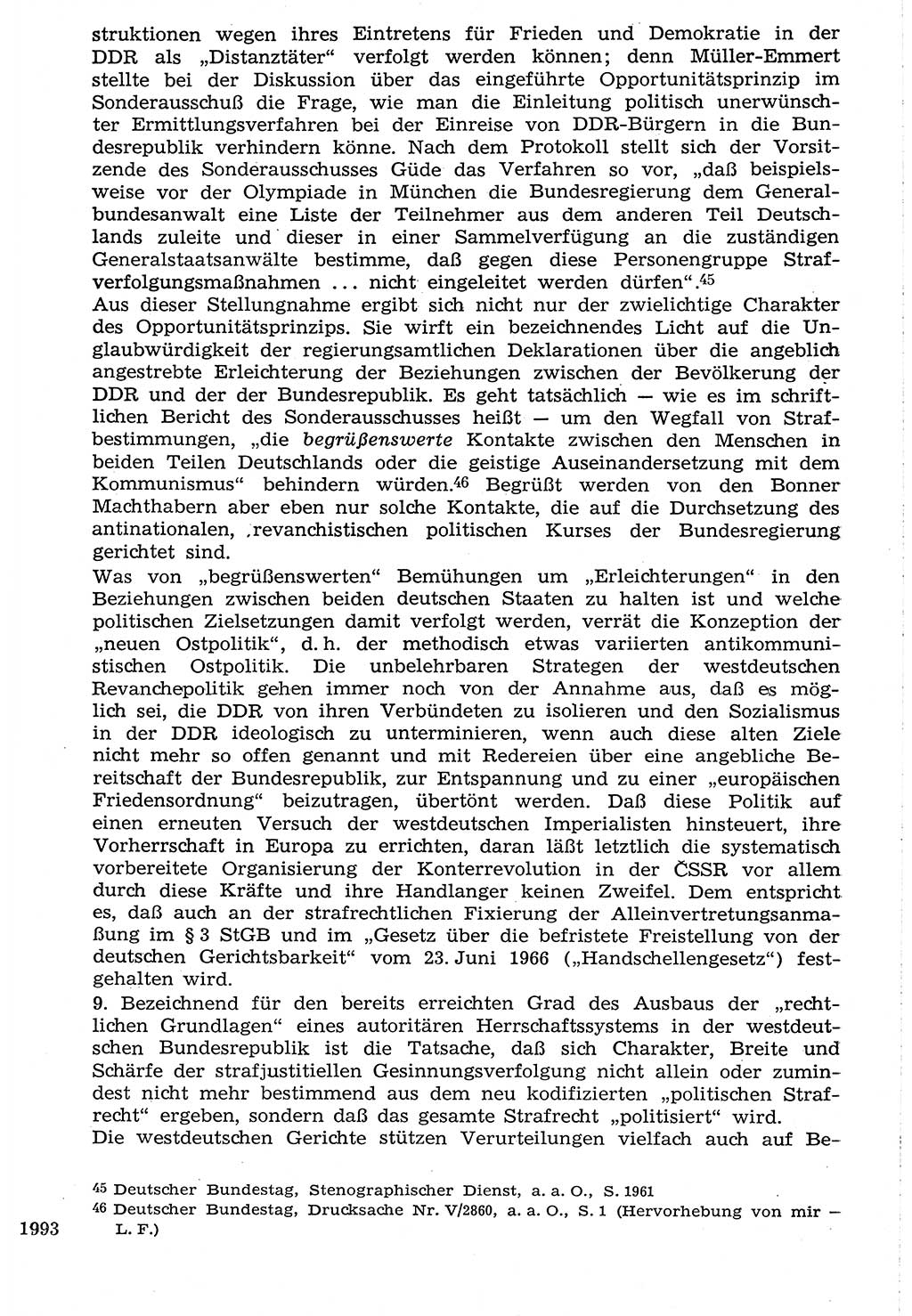 Staat und Recht (StuR), 17. Jahrgang [Deutsche Demokratische Republik (DDR)] 1968, Seite 1993 (StuR DDR 1968, S. 1993)