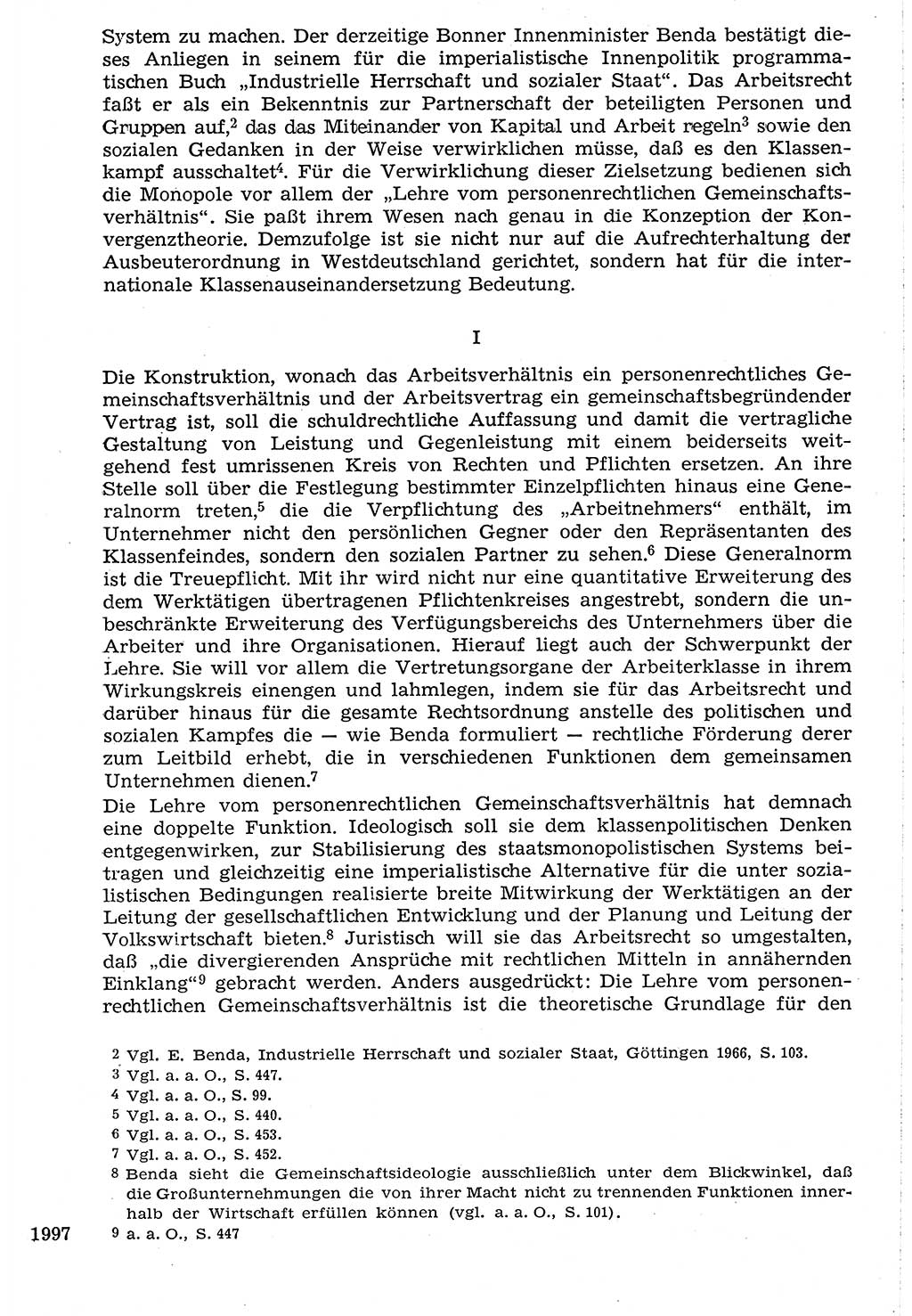 Staat und Recht (StuR), 17. Jahrgang [Deutsche Demokratische Republik (DDR)] 1968, Seite 1997 (StuR DDR 1968, S. 1997)