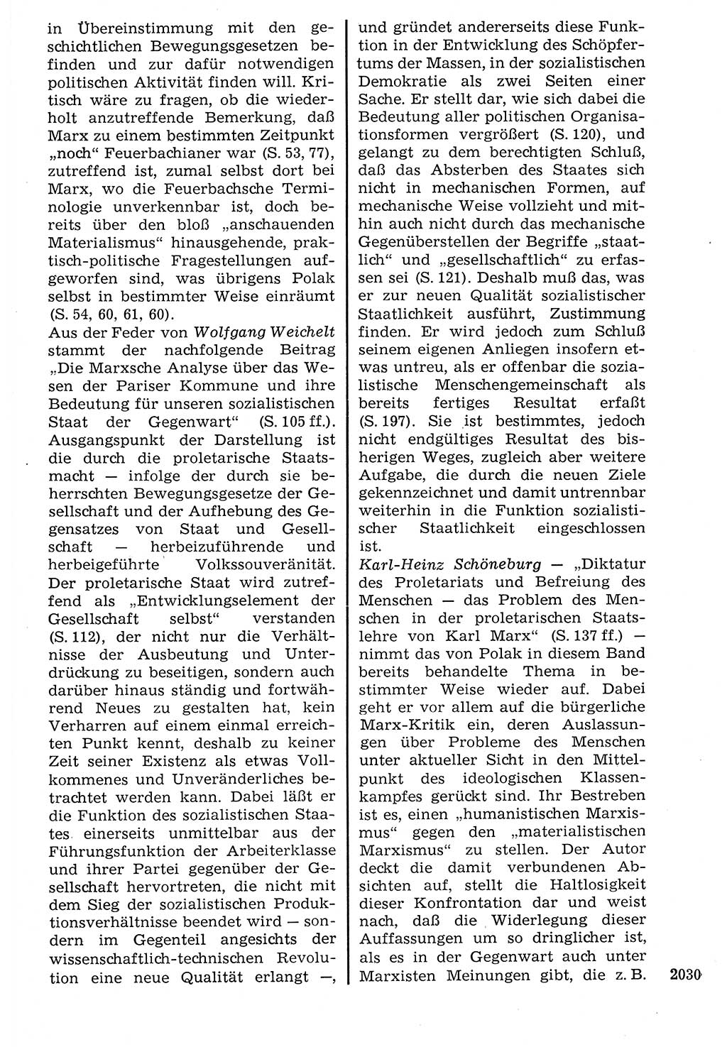 Staat und Recht (StuR), 17. Jahrgang [Deutsche Demokratische Republik (DDR)] 1968, Seite 2030 (StuR DDR 1968, S. 2030)