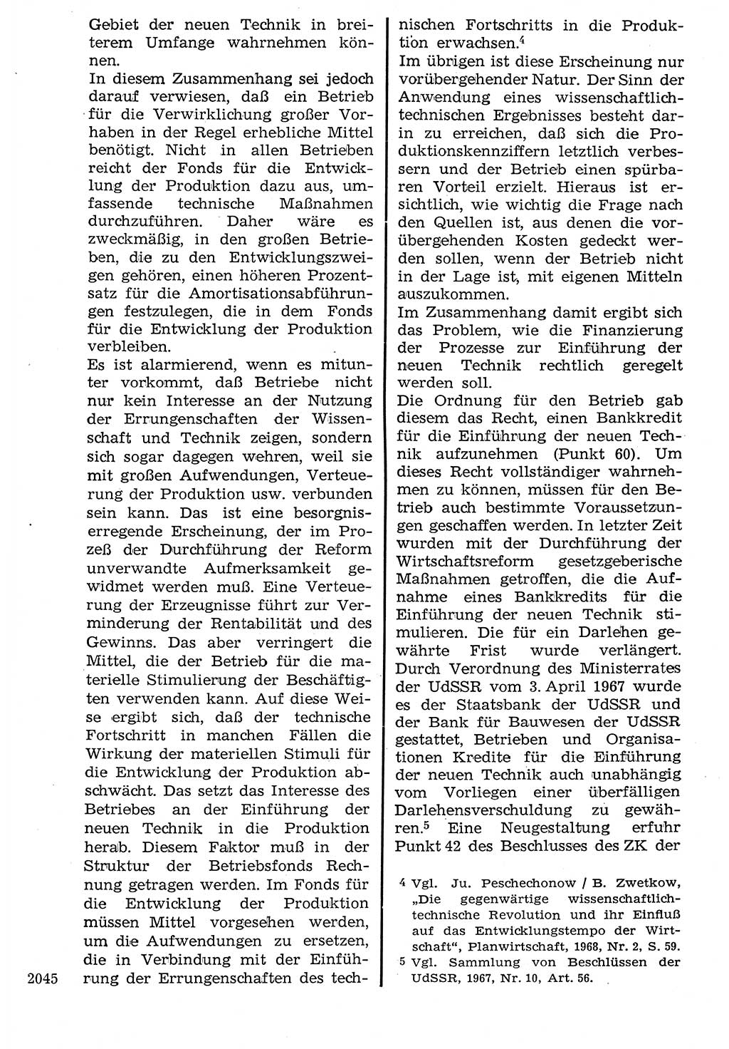 Staat und Recht (StuR), 17. Jahrgang [Deutsche Demokratische Republik (DDR)] 1968, Seite 2045 (StuR DDR 1968, S. 2045)