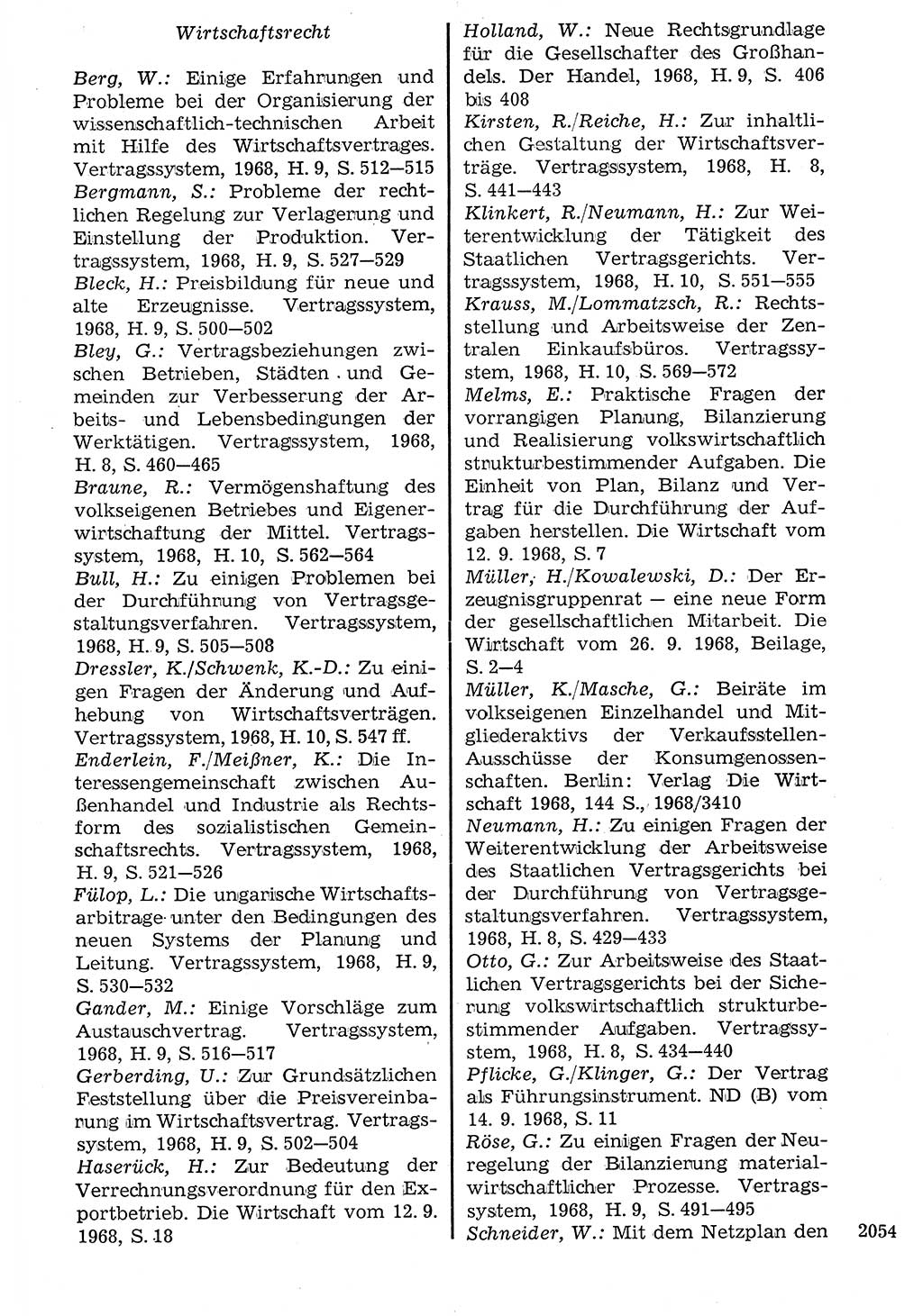 Staat und Recht (StuR), 17. Jahrgang [Deutsche Demokratische Republik (DDR)] 1968, Seite 2054 (StuR DDR 1968, S. 2054)