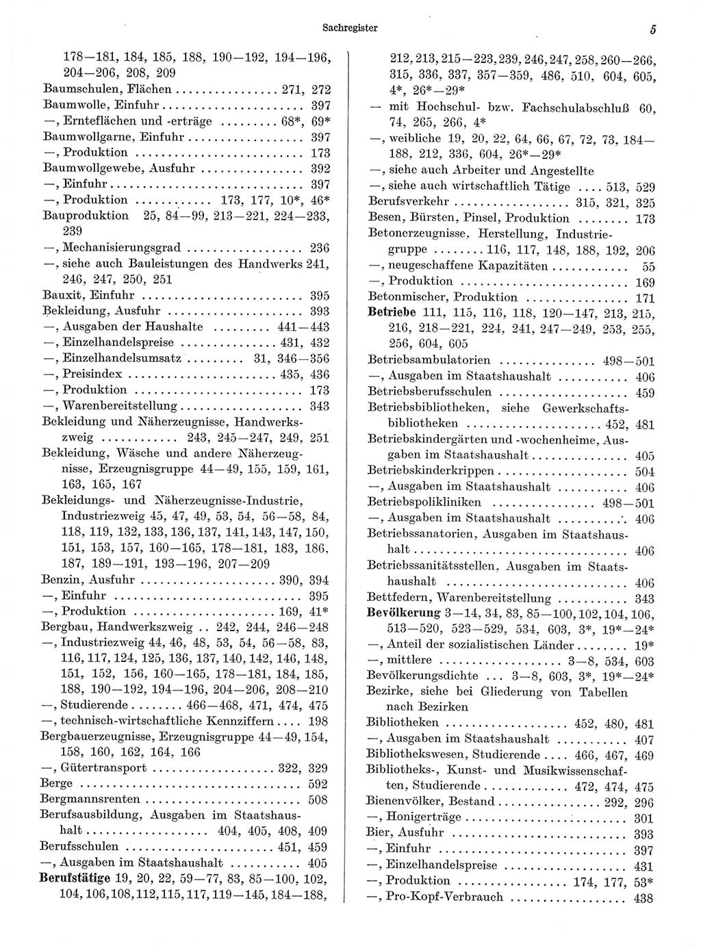 Statistisches Jahrbuch der Deutschen Demokratischen Republik (DDR) 1968, Seite 5 (Stat. Jb. DDR 1968, S. 5)