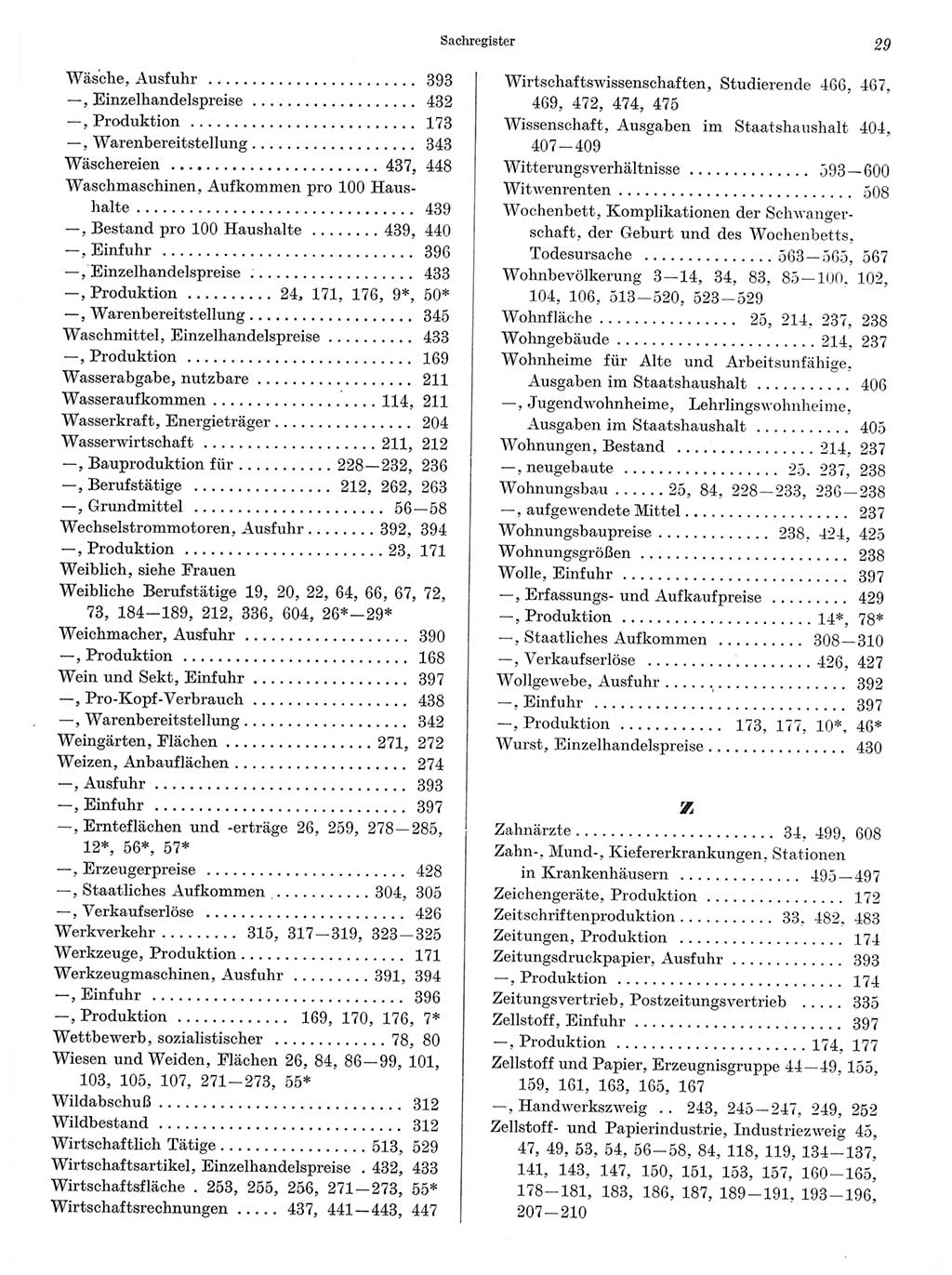 Statistisches Jahrbuch der Deutschen Demokratischen Republik (DDR) 1968, Seite 29 (Stat. Jb. DDR 1968, S. 29)