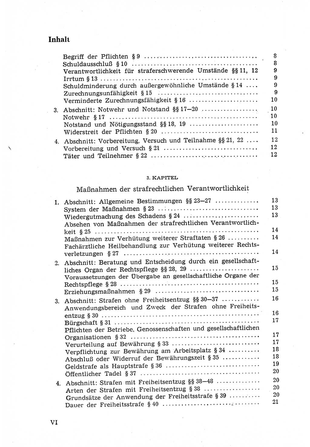 Strafgesetzbuch (StGB) der Deutschen Demokratischen Republik (DDR) 1968, Seite 6 (StGB DDR 1968, S. 6)