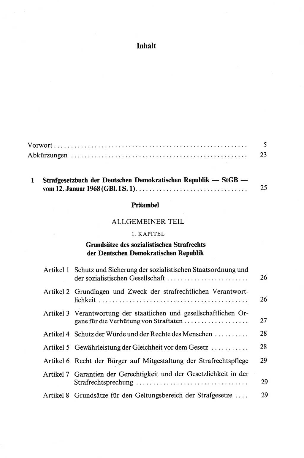 Strafgesetzbuch (StGB) der Deutschen Demokratischen Republik (DDR) und angrenzende Gesetze und Bestimmungen 1968, Seite 7 (StGB Ges. Best. DDR 1968, S. 7)