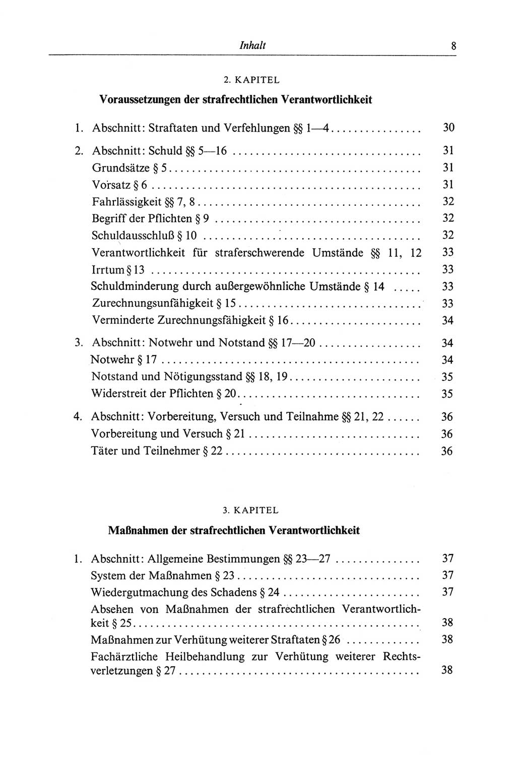 Strafgesetzbuch (StGB) der Deutschen Demokratischen Republik (DDR) und angrenzende Gesetze und Bestimmungen 1968, Seite 8 (StGB Ges. Best. DDR 1968, S. 8)